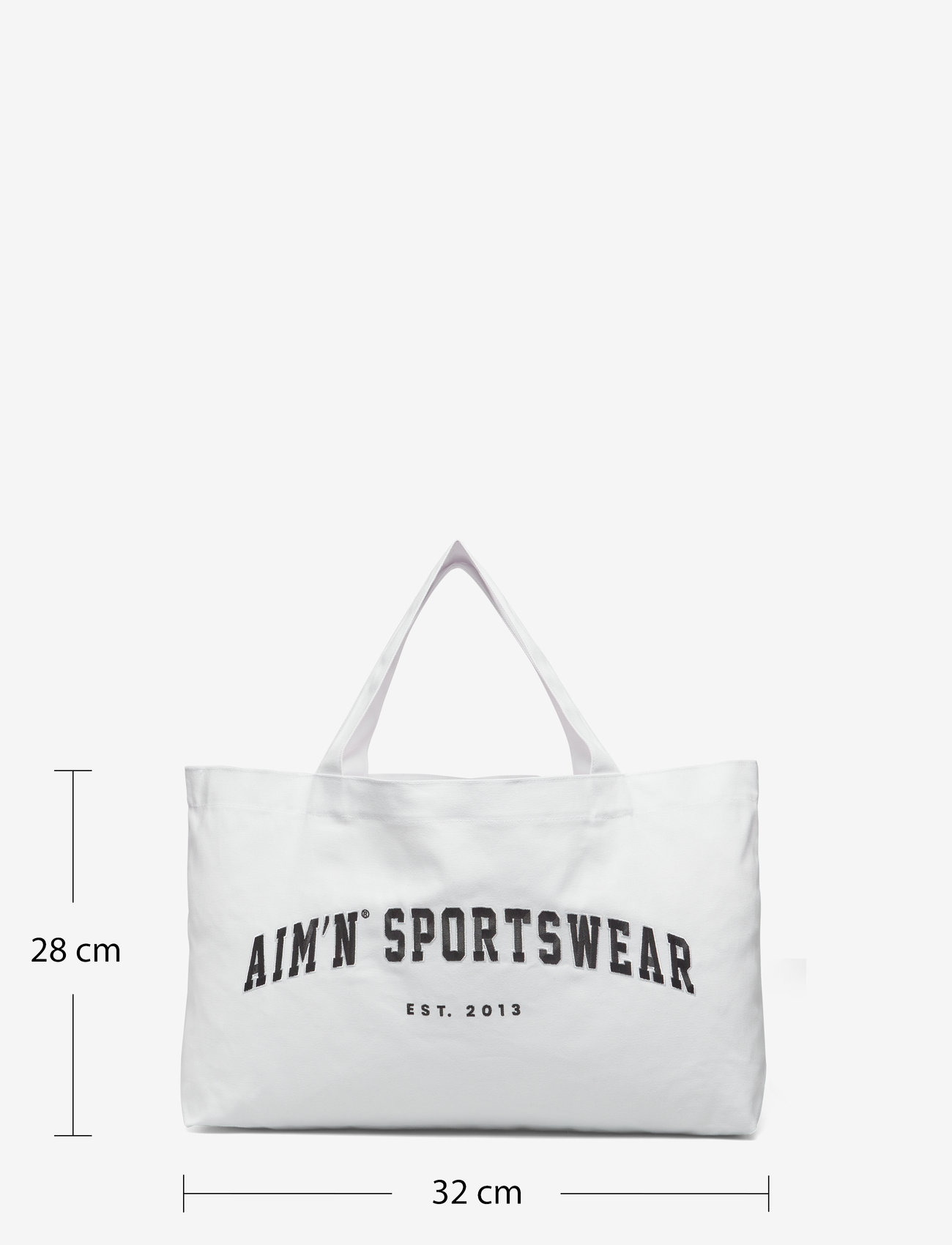 aim´n - Varsity Tote Bag - crossbody & bum bags - off white - 4
