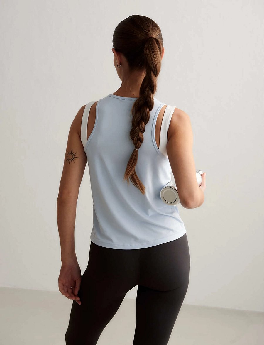 aim´n - Soft Basic Singlet - tank tops - aura - 5