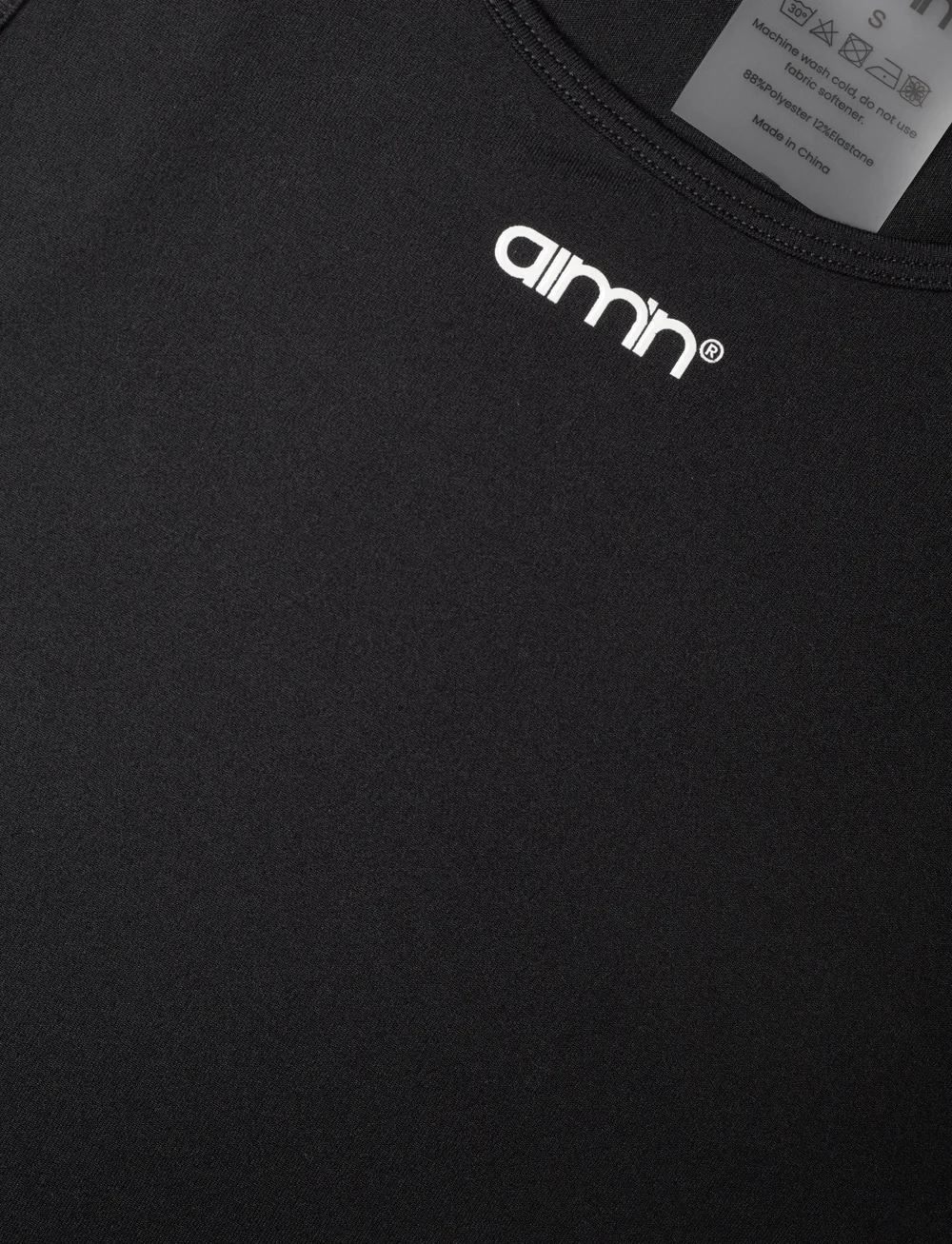 aim´n - Soft Basic Singlet - topjes - black - 5
