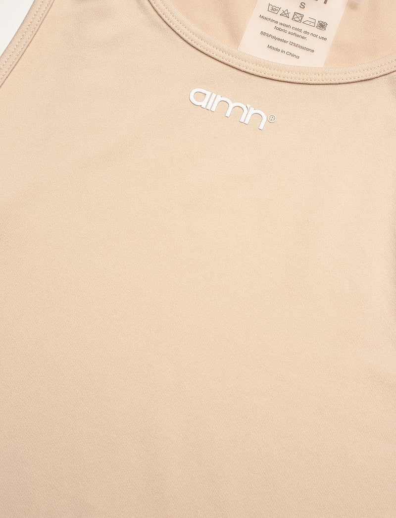 aim´n - Soft Basic Singlet - toppar & t-shirts - cafe au lait - 5