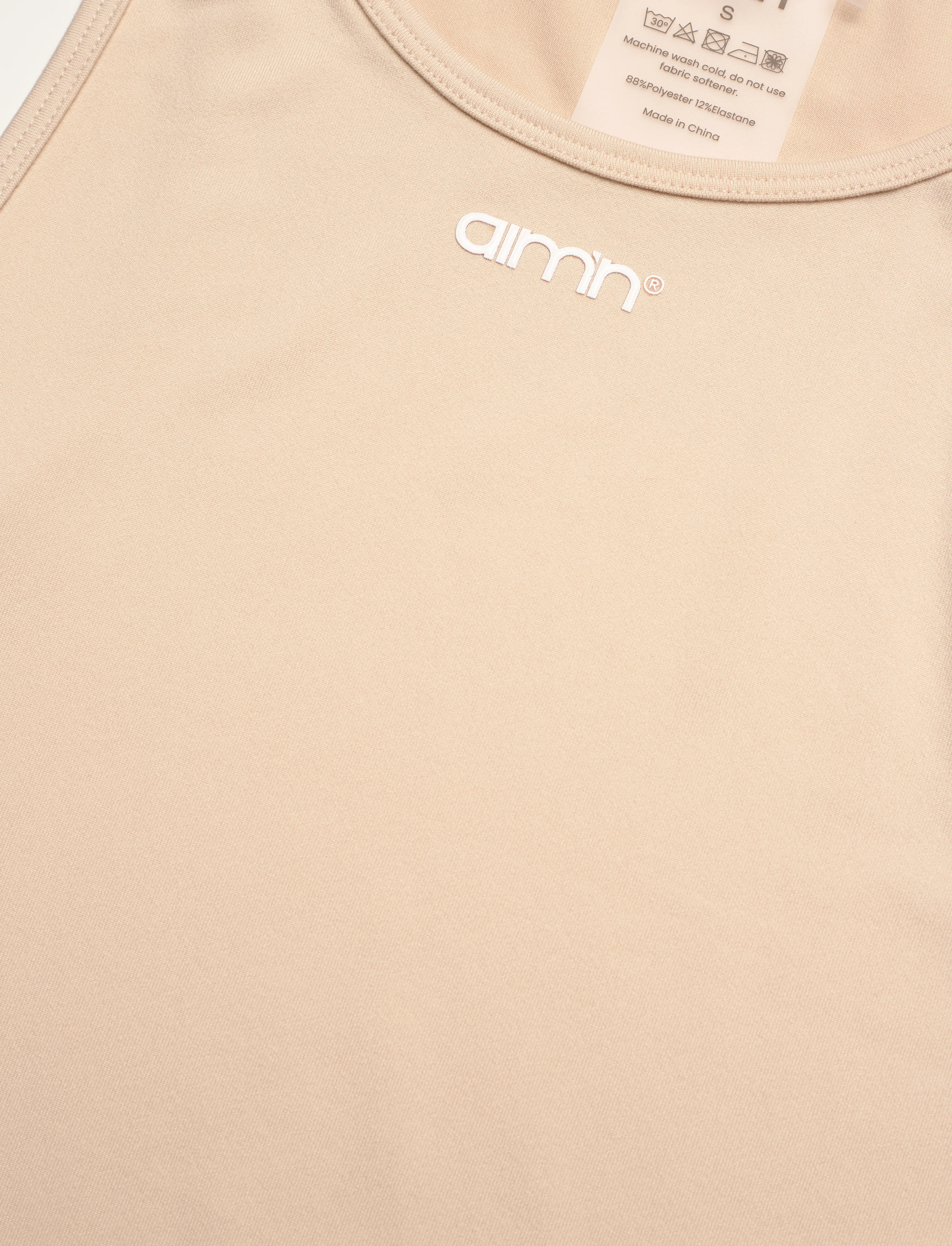 aim´n - Soft Basic Singlet - toppar & t-shirts - cafe au lait - 5