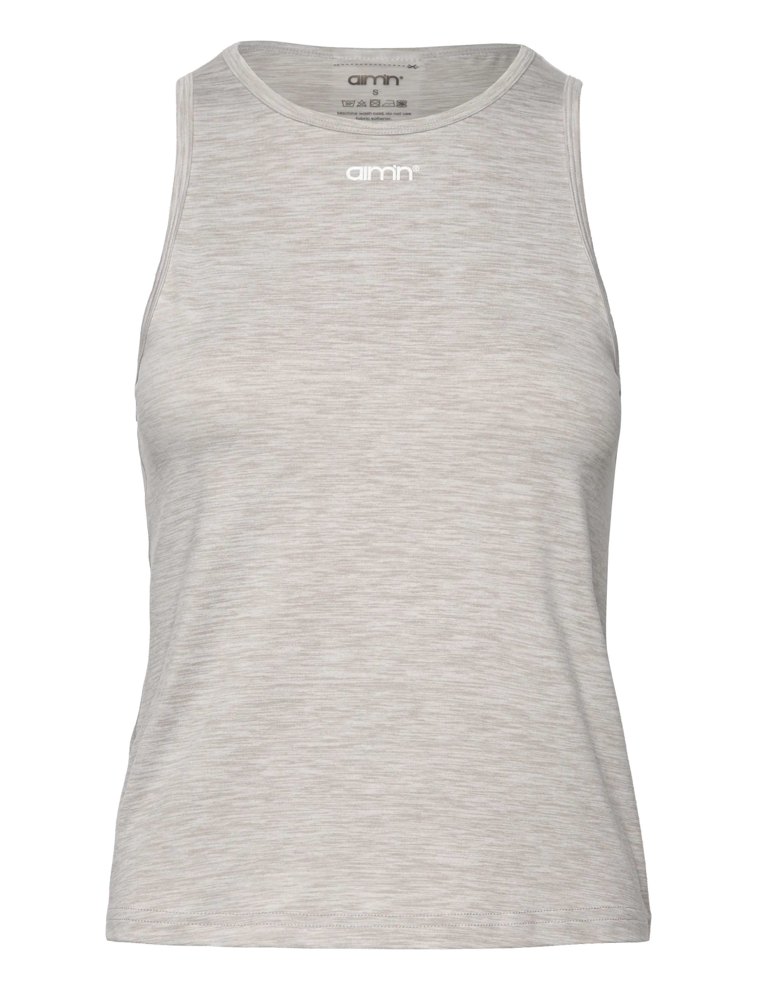 aim´n Soft Basic Singlet - Alussärgid - GREY MELANGE / grey