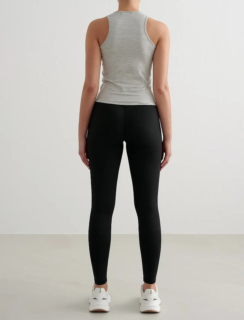 aim´n - Soft Basic Singlet - Õlapaeltega pluusid - grey melange - 5