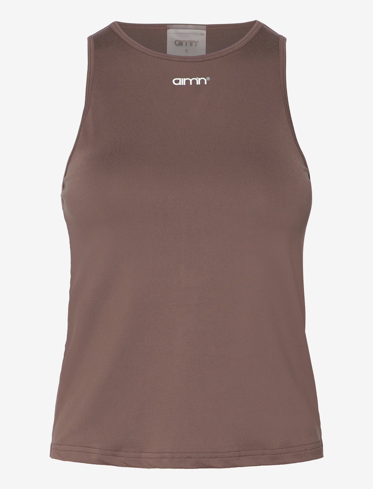 aim´n - Soft Basic Singlet - berankoviai marškinėliai - macchiato - 1