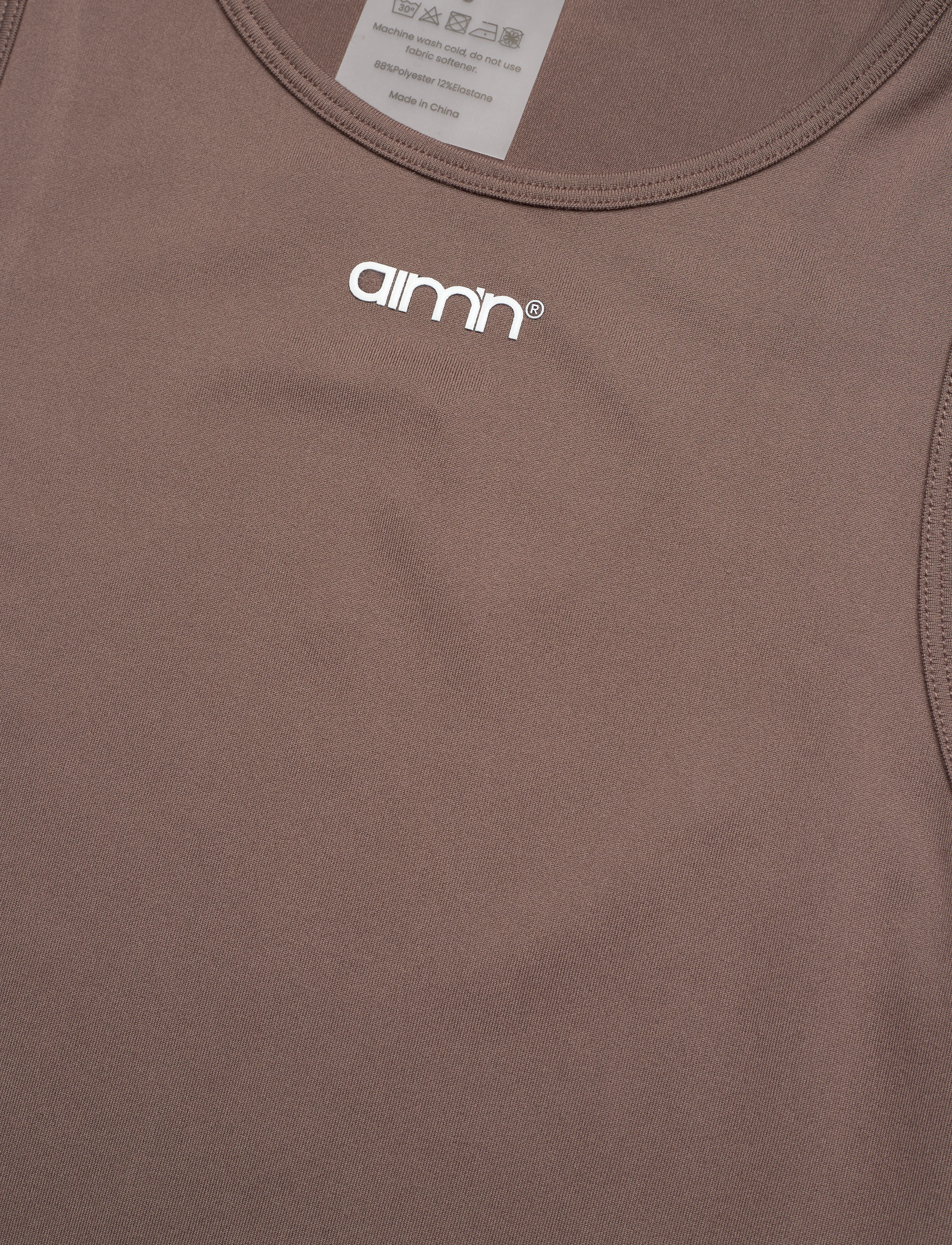 aim´n - Soft Basic Singlet - tank tops - macchiato - 5