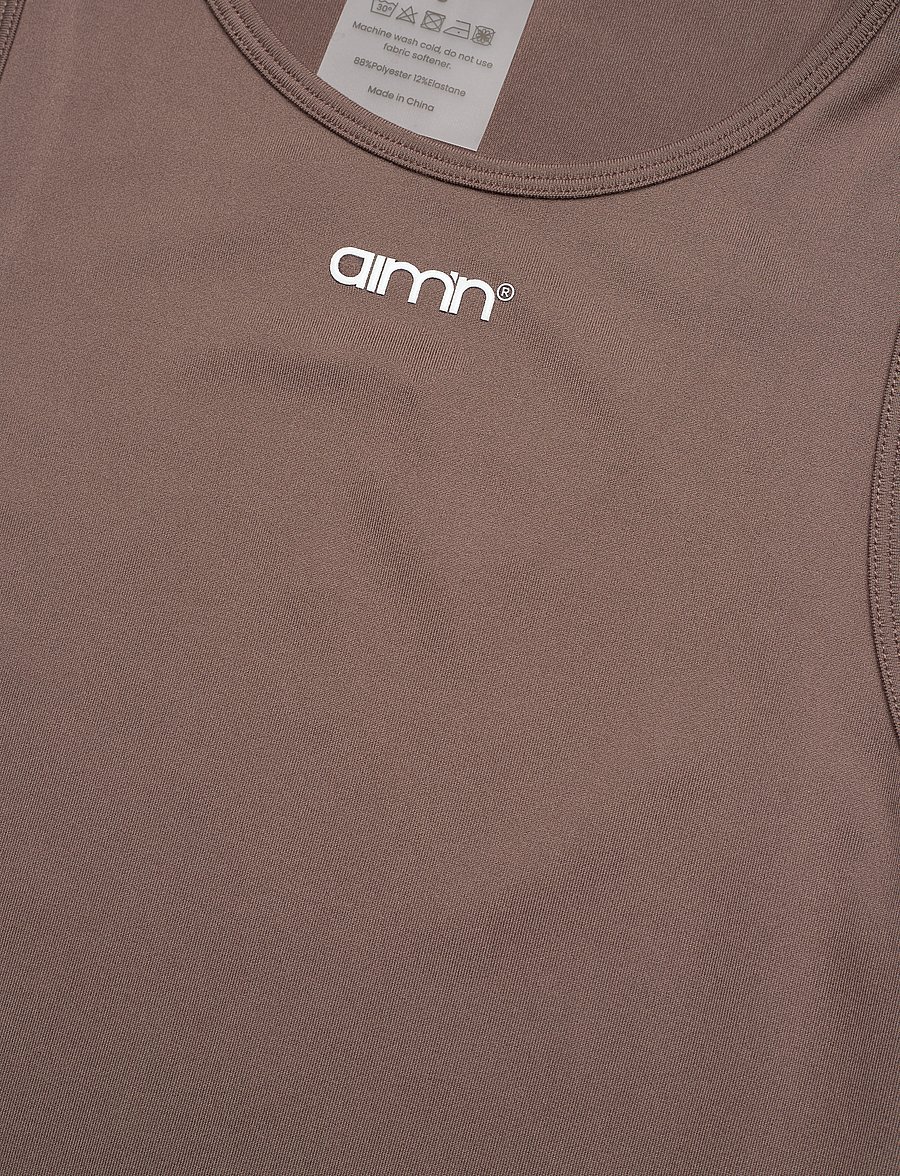 aim´n - Soft Basic Singlet - tank tops - macchiato - 5