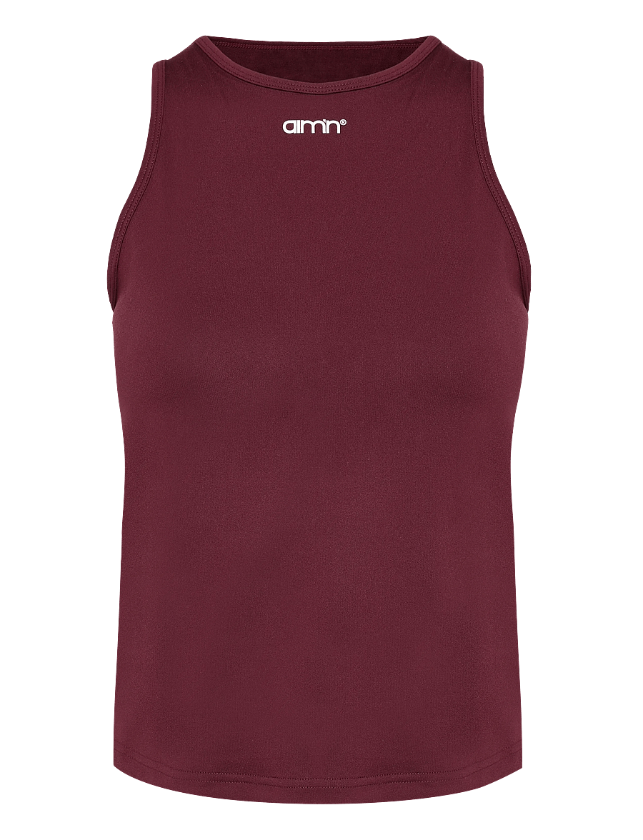 aim´n - Soft Basic Singlet - toppar & t-shirts - merlot - 1