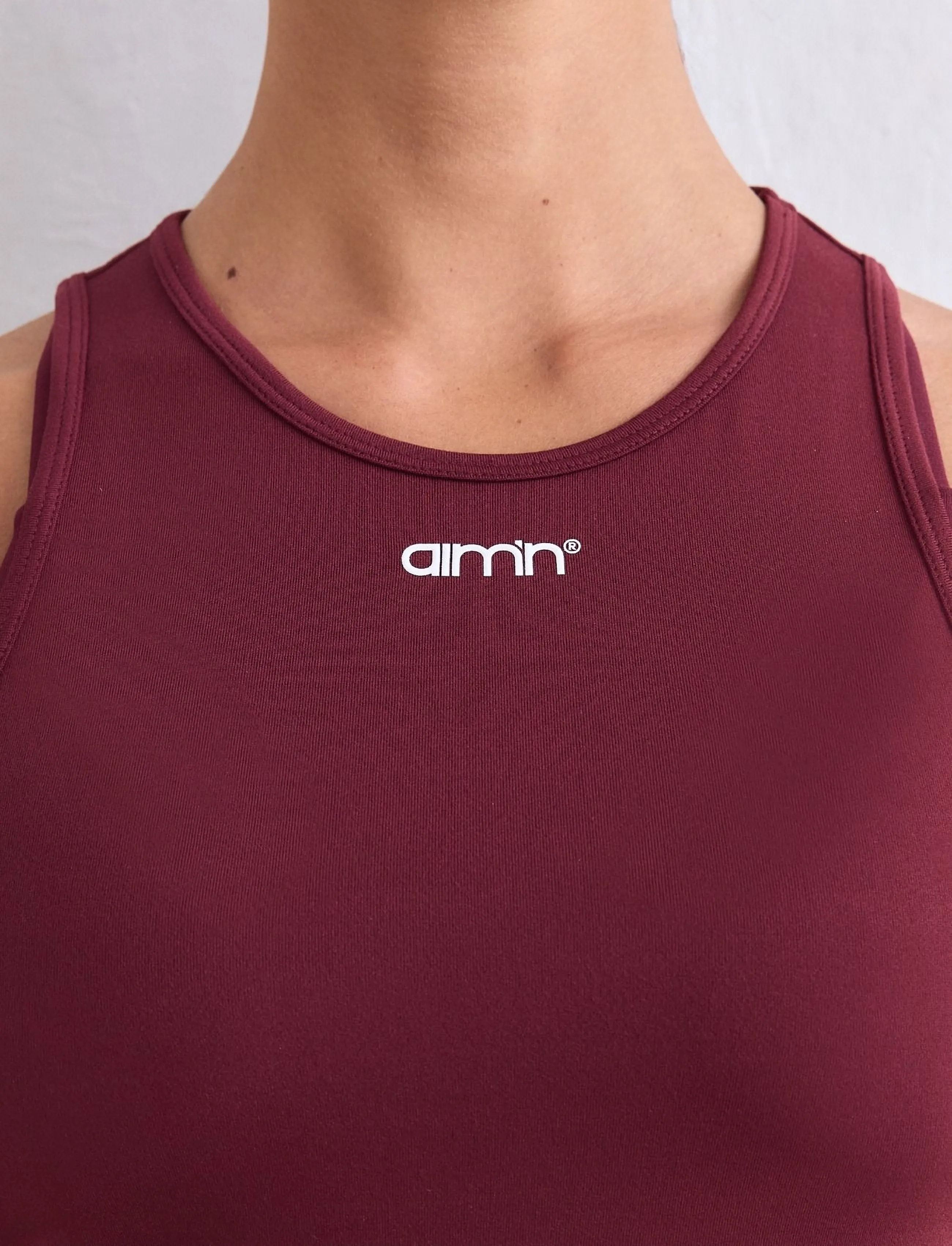aim´n - Soft Basic Singlet - toppar & t-shirts - merlot - 5