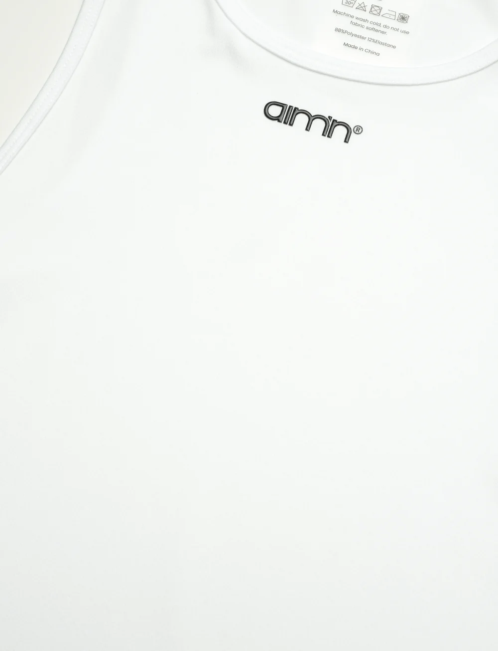 aim´n - Soft Basic Singlet - tank tops - white - 5