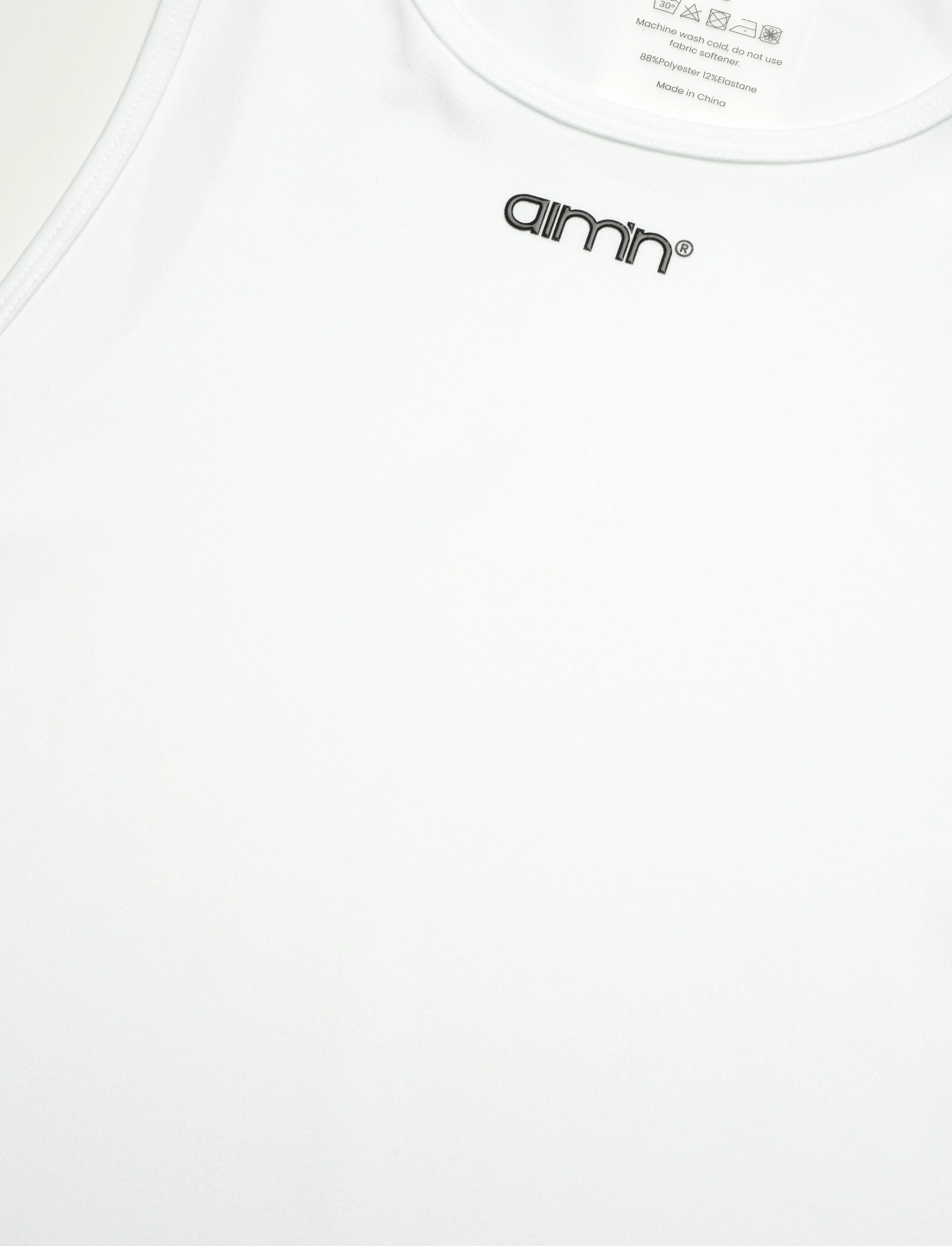 aim´n - Soft Basic Singlet - zemākās cenas - white - 5