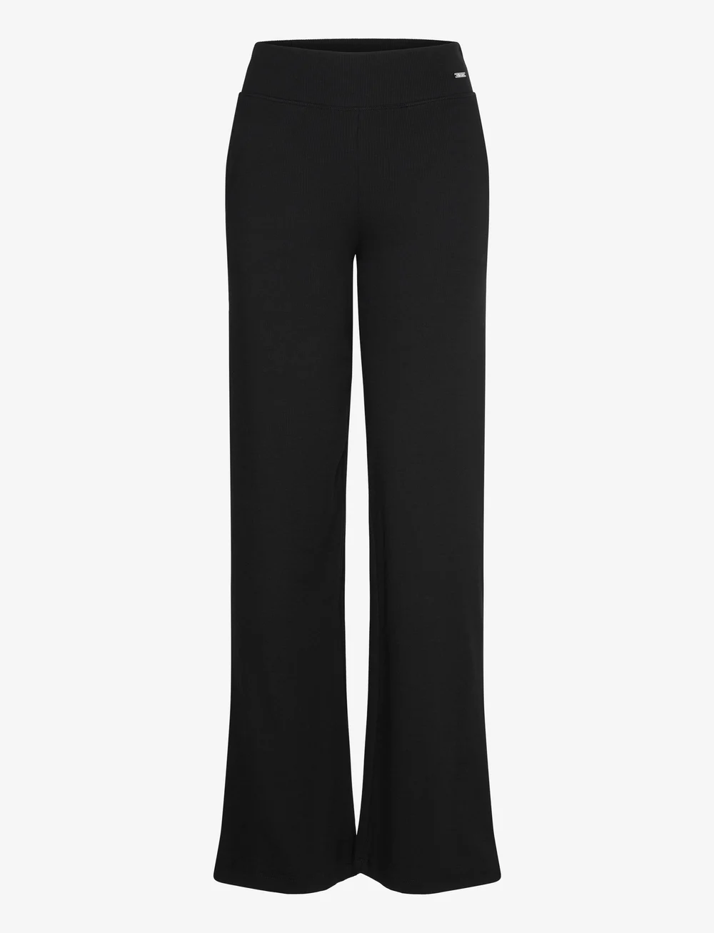 aim´n - Ease Ribbed Wide Pants - casual - black - 1