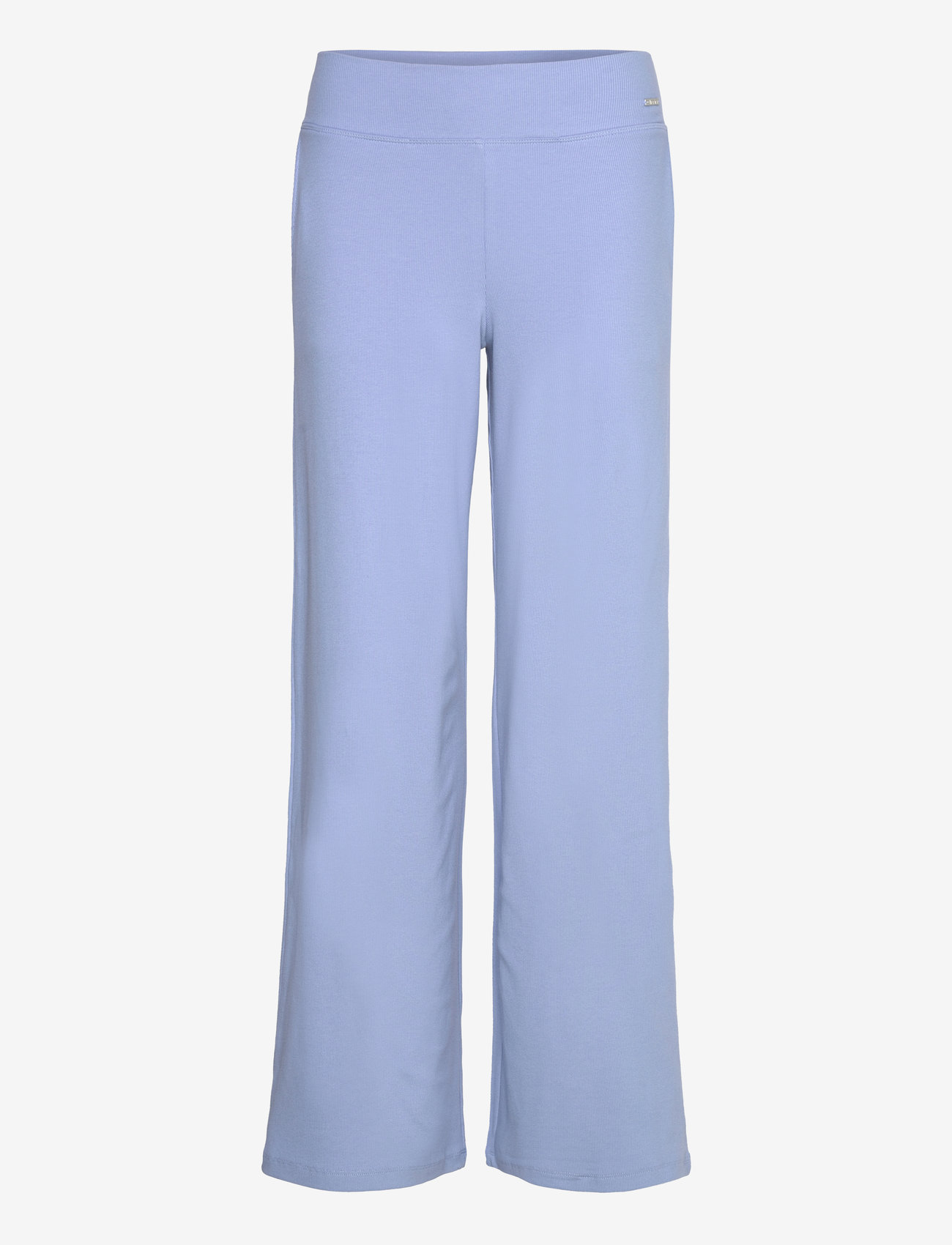 aim´n - Ease Ribbed Wide Pants - casual - blue mist - 1