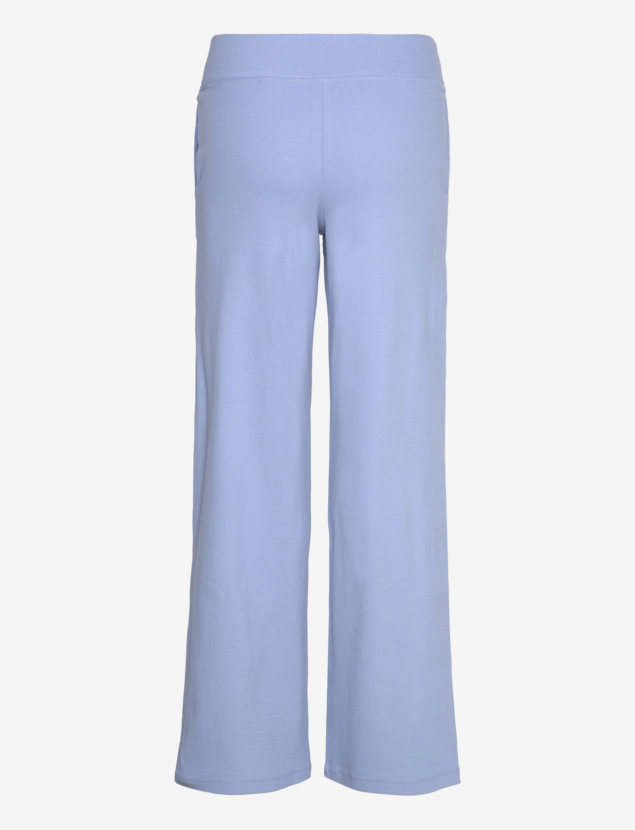 aim´n - Ease Ribbed Wide Pants - casual - blue mist - 2