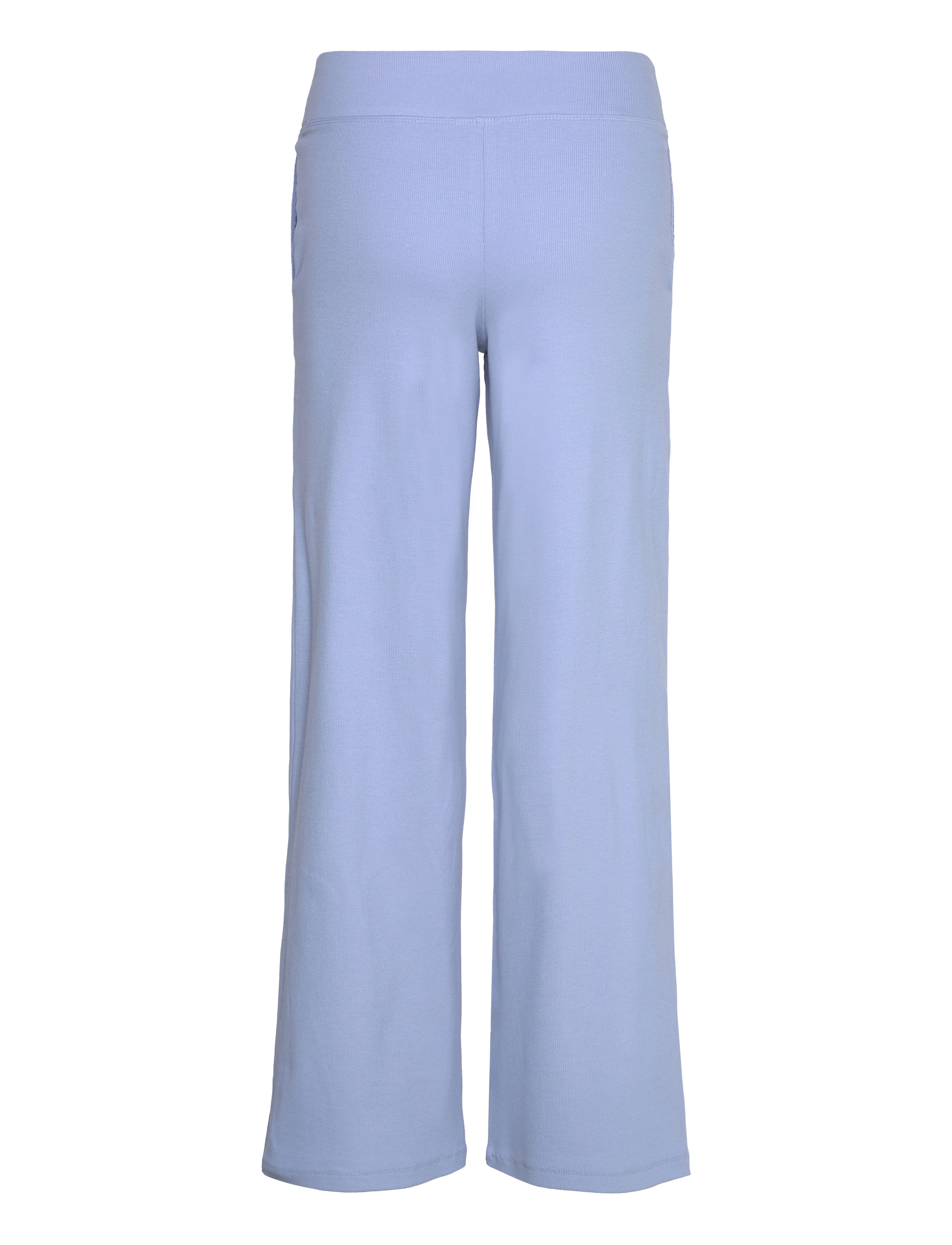 aim´n - Ease Ribbed Wide Pants - joggingbukser - blue mist - 2