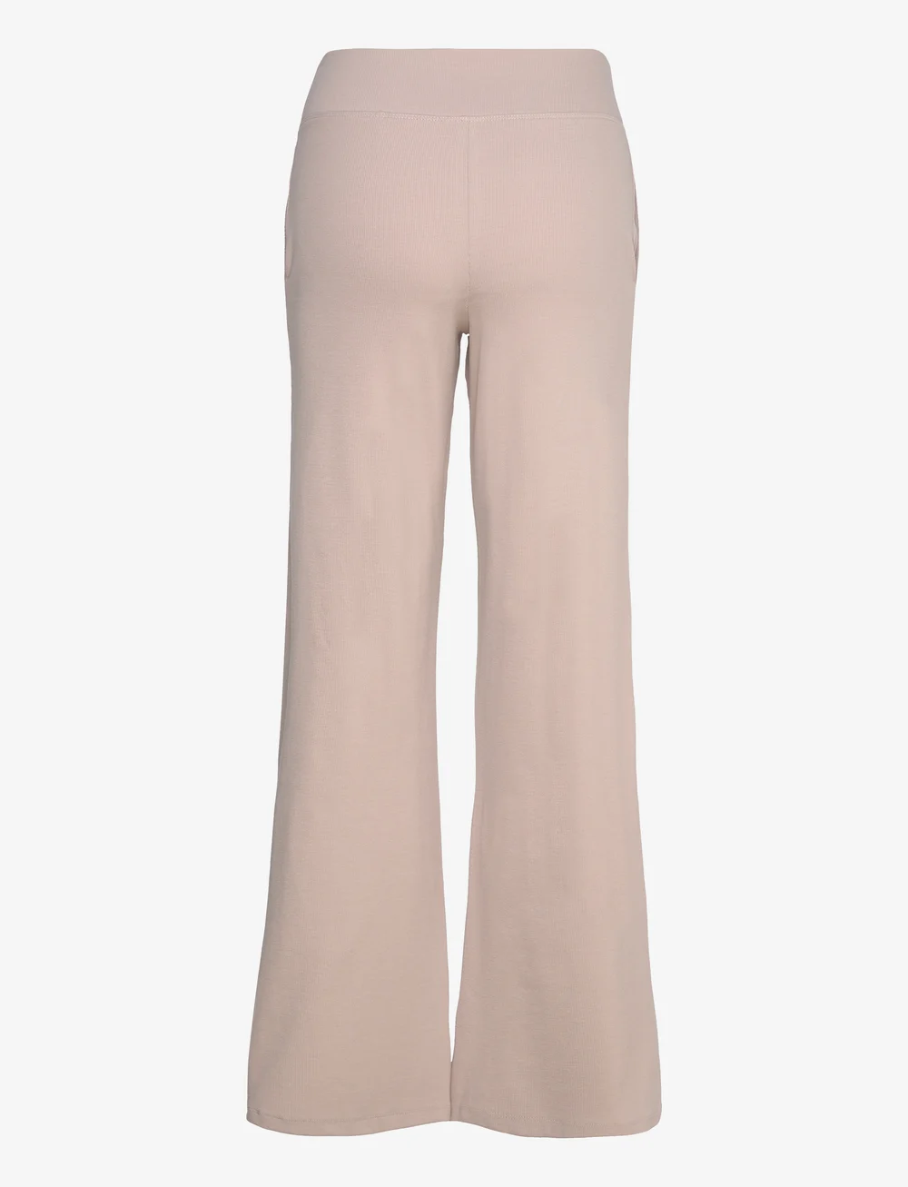 aim´n - Ease Ribbed Wide Pants - casual trousers - dark clay - 2