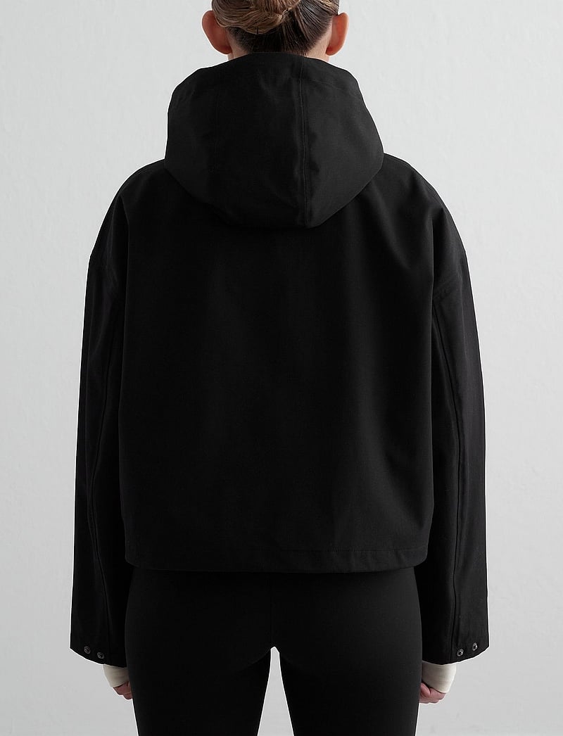 aim´n - Cropped Waterproof Anorak - anorakid - black - 3