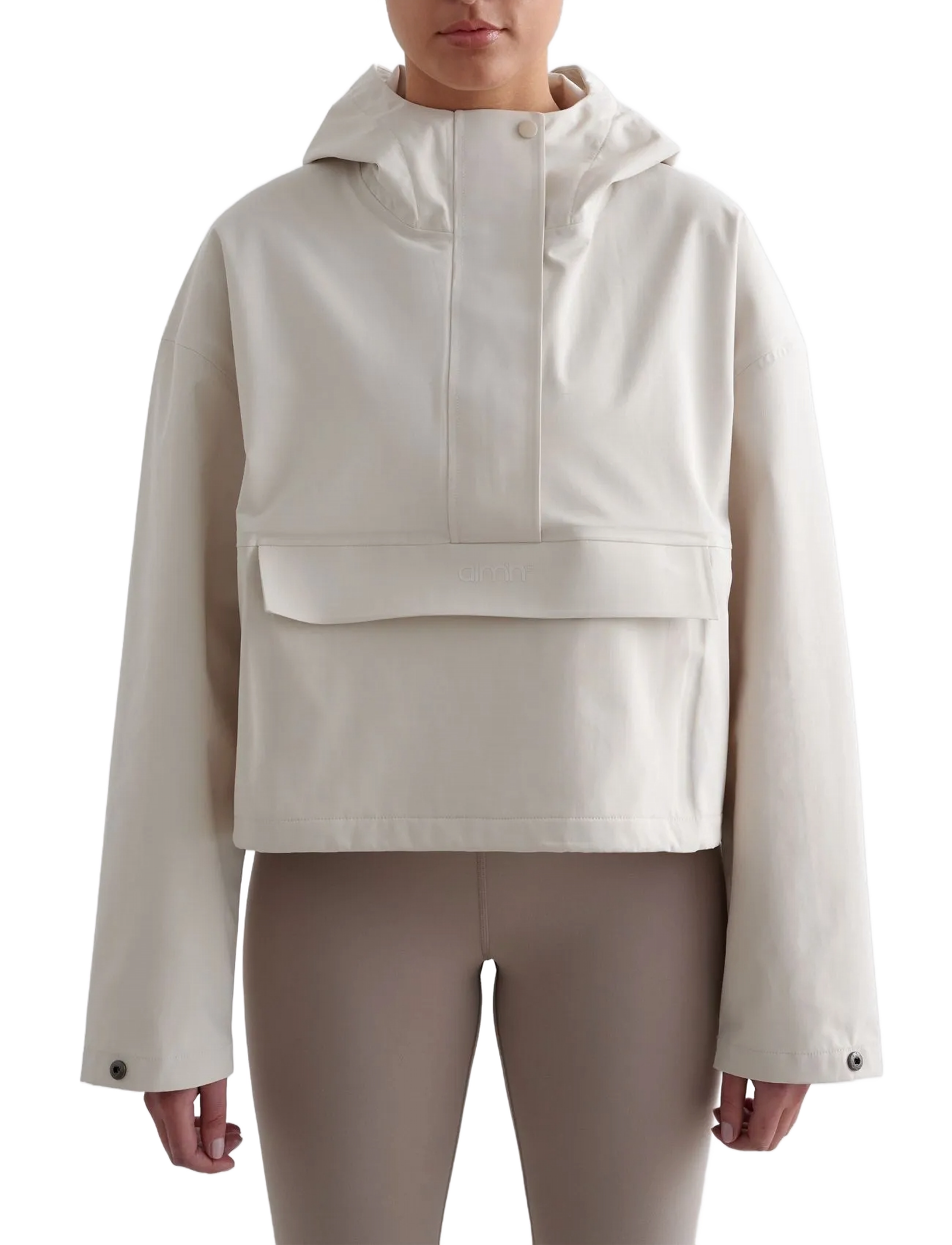 aim ́n Cropped Waterproof Anorak, M, Sport Jackets, Beige - Anoraks, Frauen