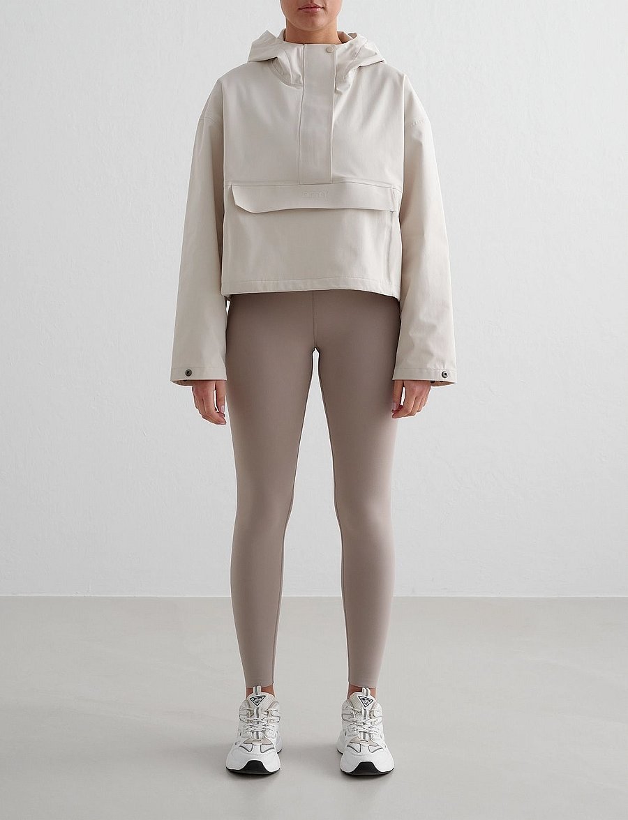aim´n - Cropped Waterproof Anorak - anoraks - clay - 4