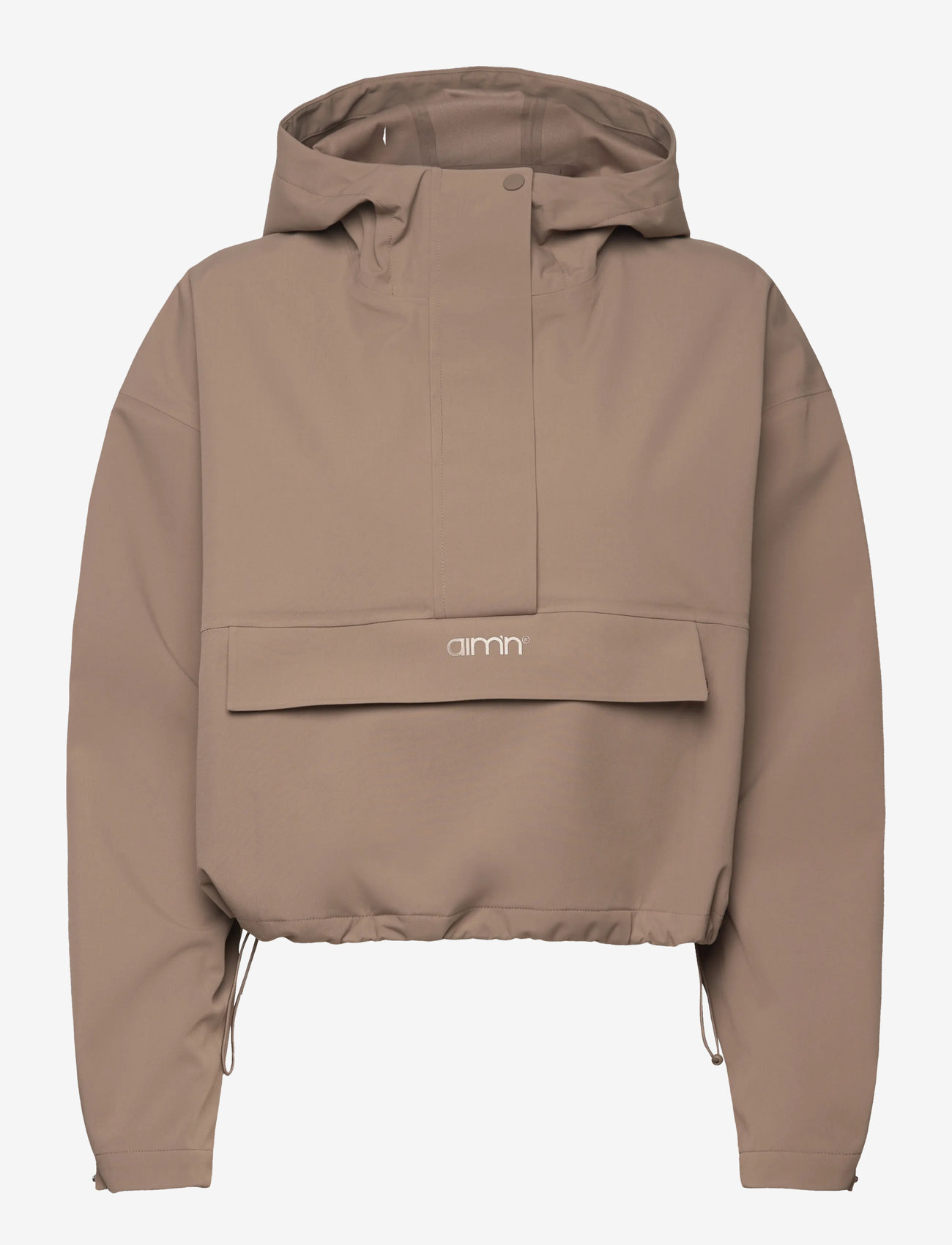 aim´n - Cropped Waterproof Anorak - anorakker - nougat - 0