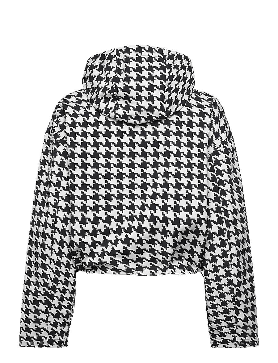 aim´n - Cropped Waterproof Anorak - anoraker - pepita - 2
