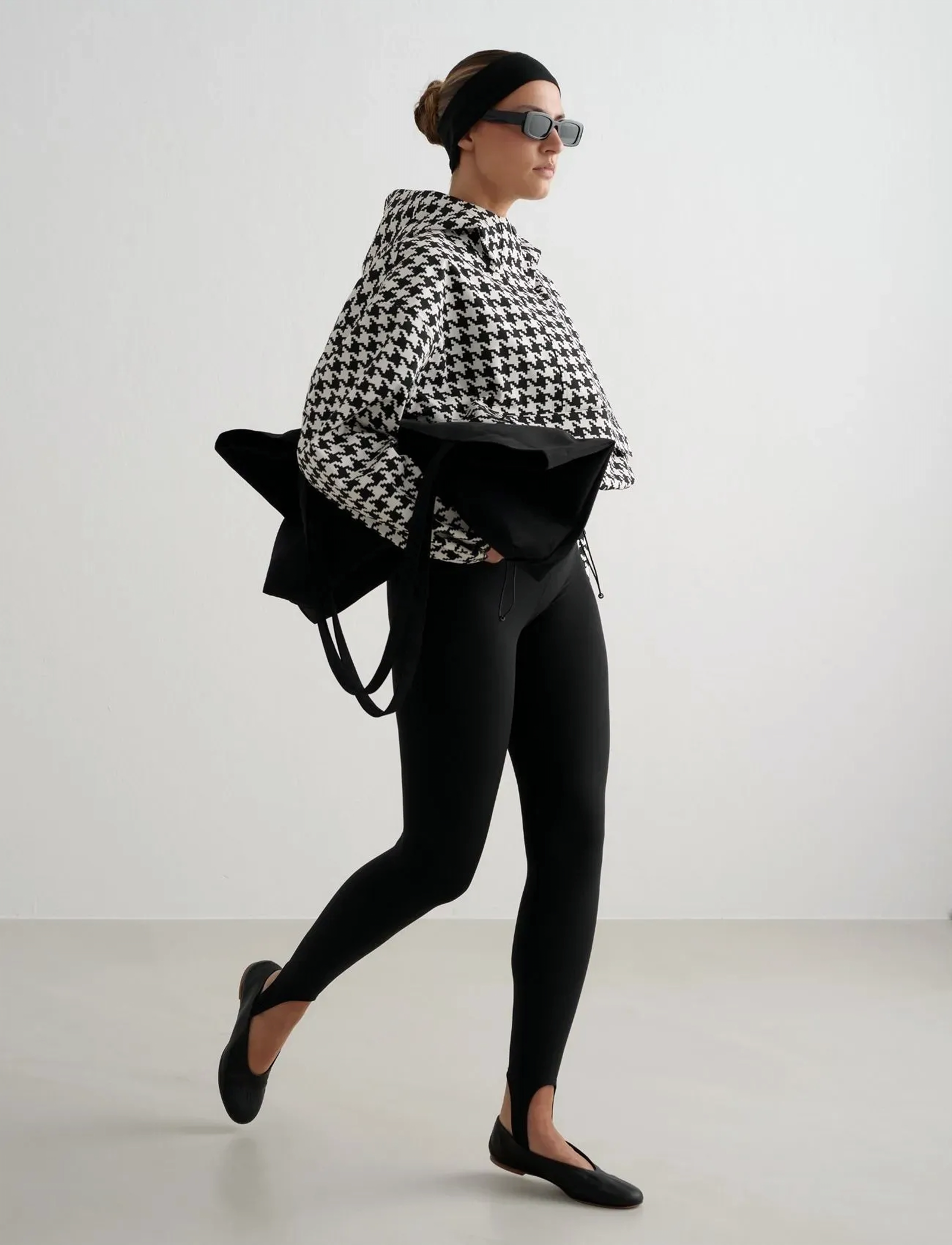 aim´n - Cropped Waterproof Anorak - anoraker - pepita - 3