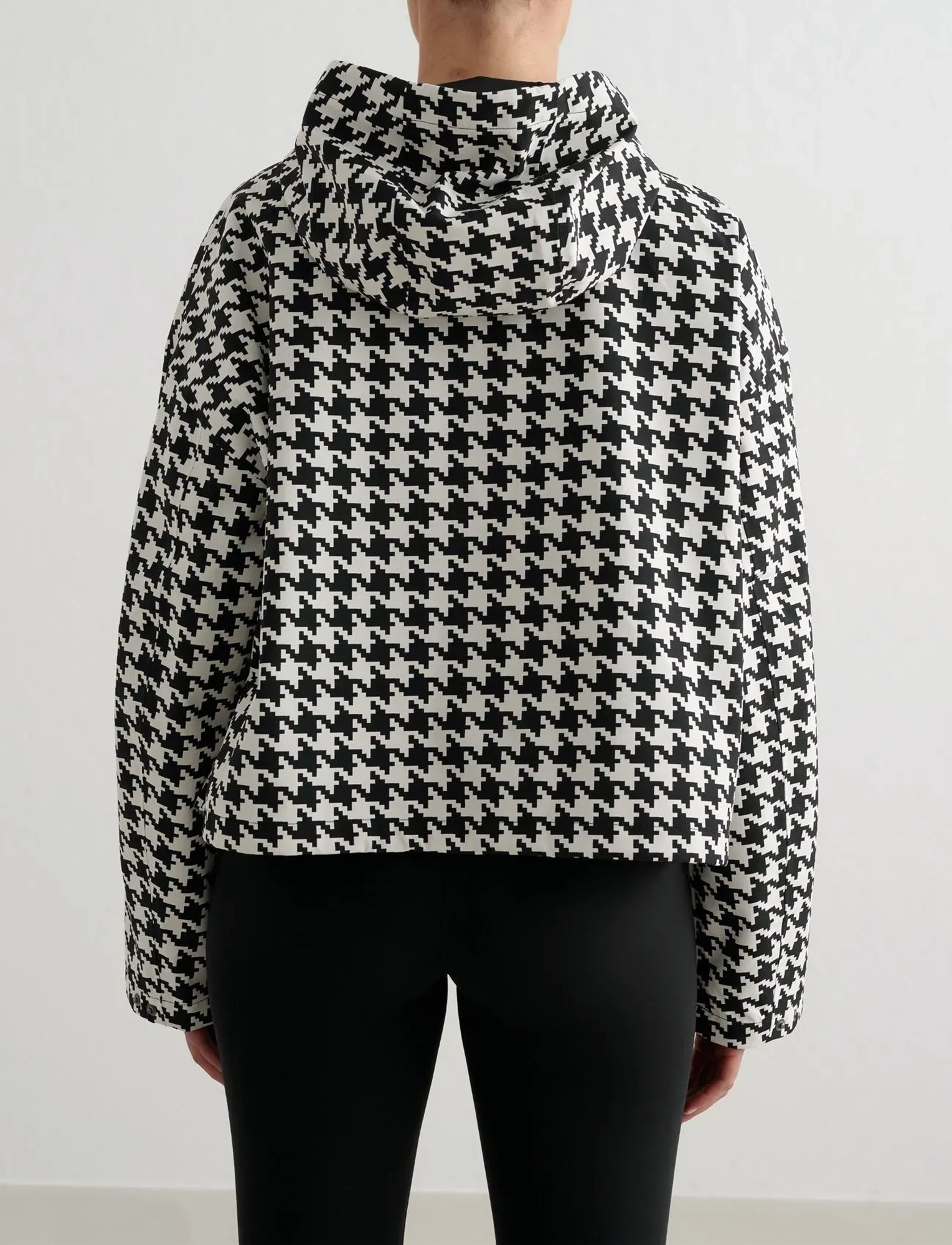 aim´n - Cropped Waterproof Anorak - anoraker - pepita - 5