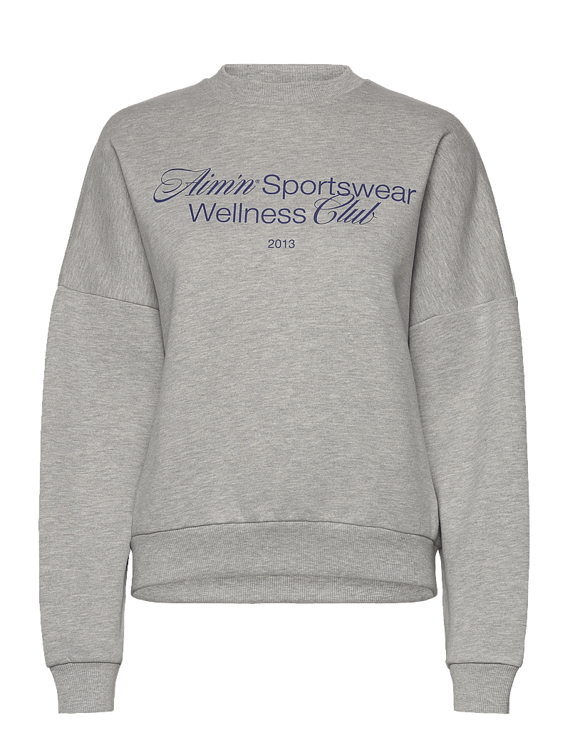aim´n - Wellness Sweatshirt - Överdelar - grey melange - 1