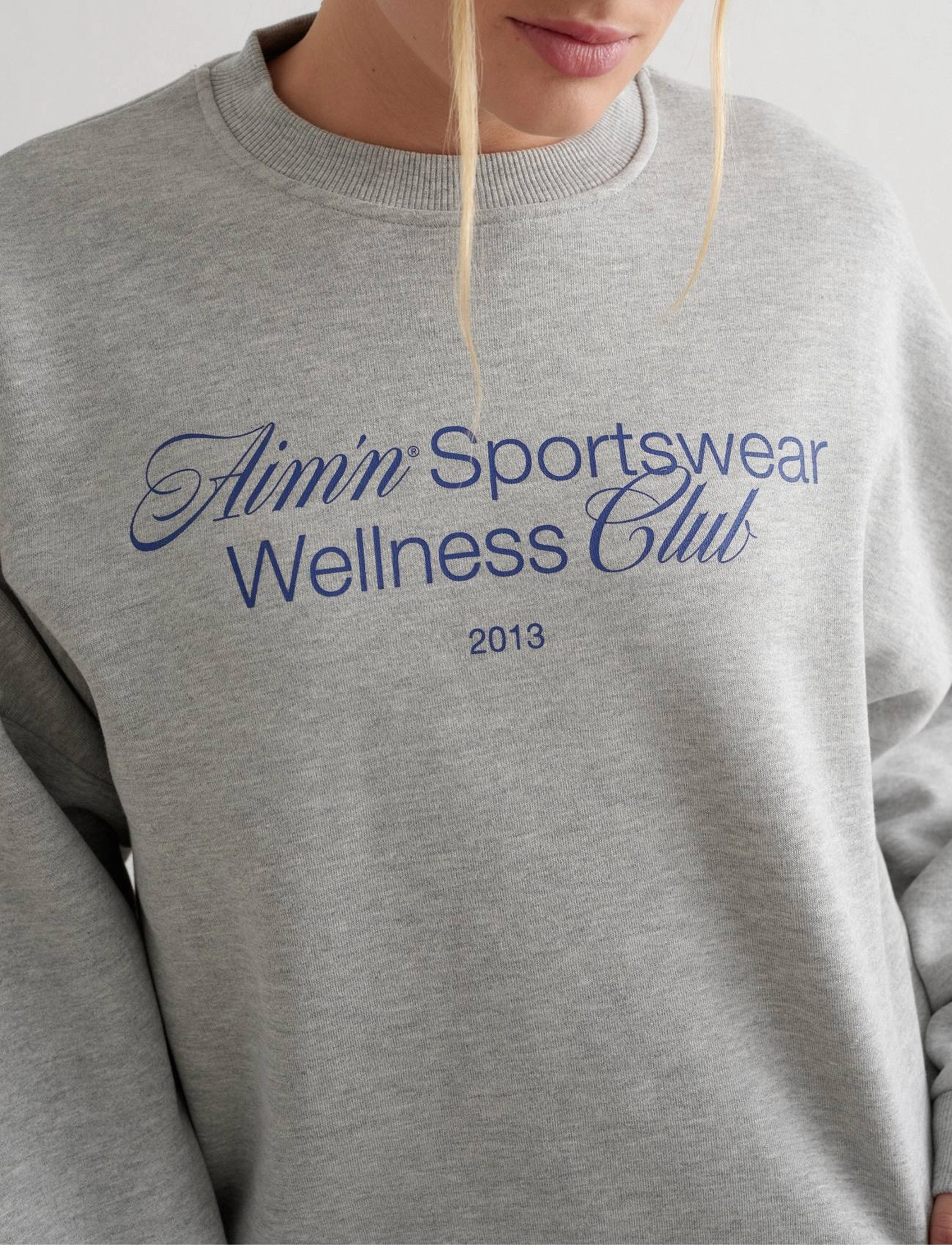 aim´n - Wellness Sweatshirt - sport - grey melange - 3