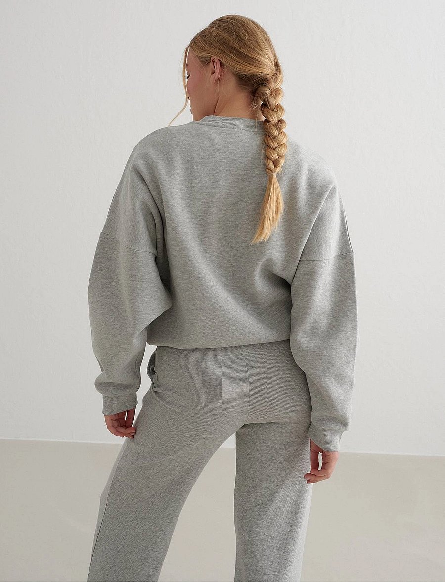 aim´n - Wellness Sweatshirt - oberteile - grey melange - 4