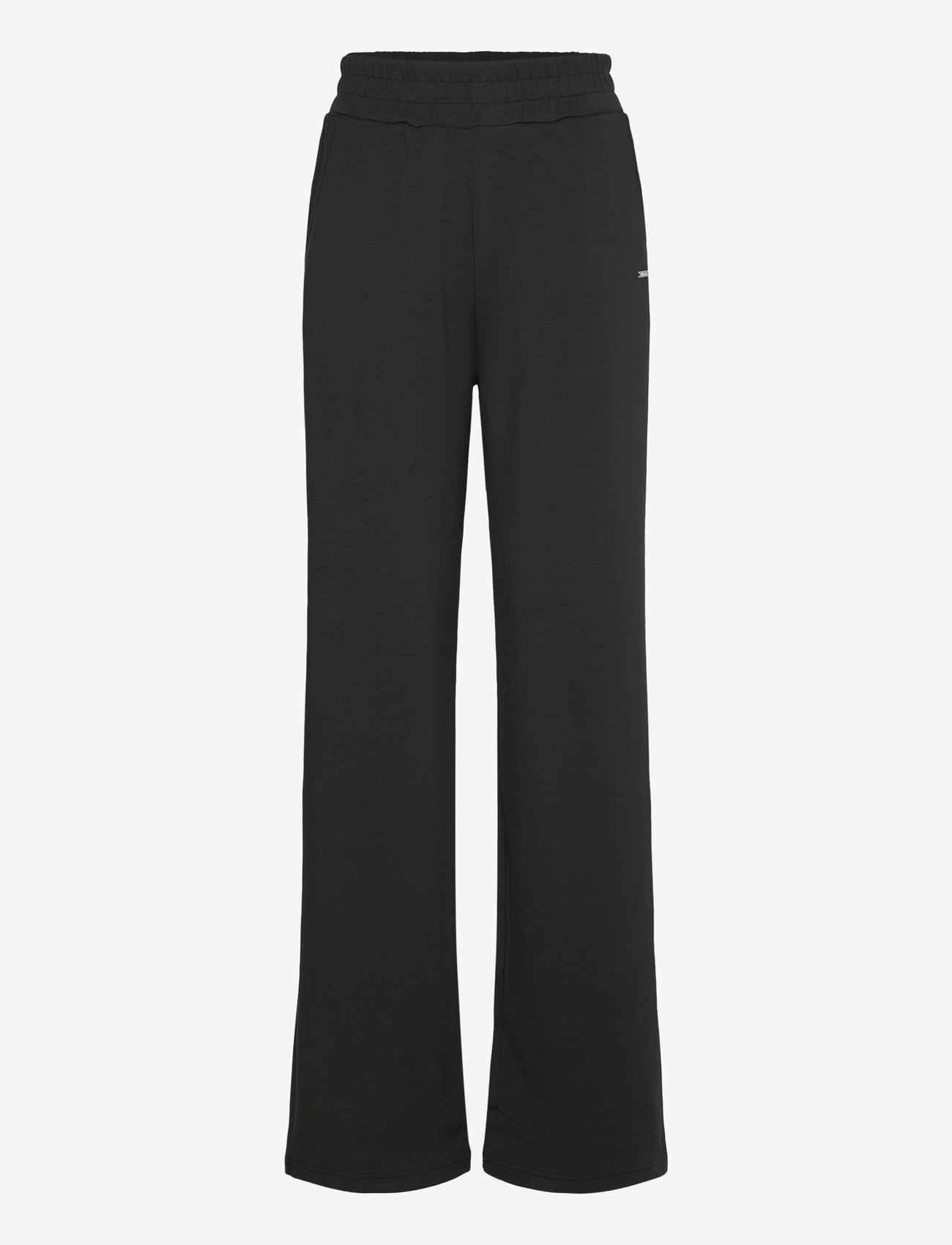 aim´n - Comfy Modal Wide Pants - spodnie na co dzień - black - 1