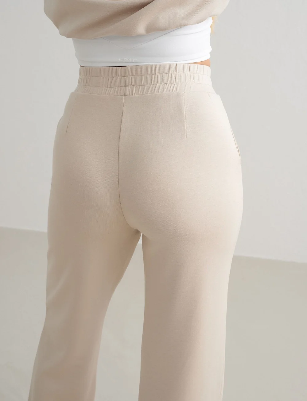 aim´n - Comfy Modal Wide Pants - casual - cafÉ au lait - 4