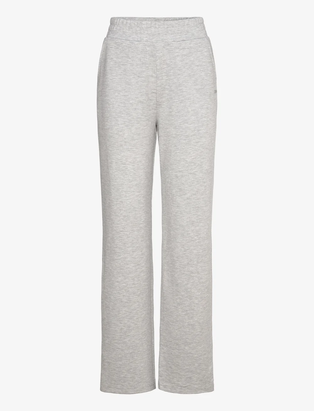 aim´n - Comfy Modal Wide Pants - casual - light grey melange - 1