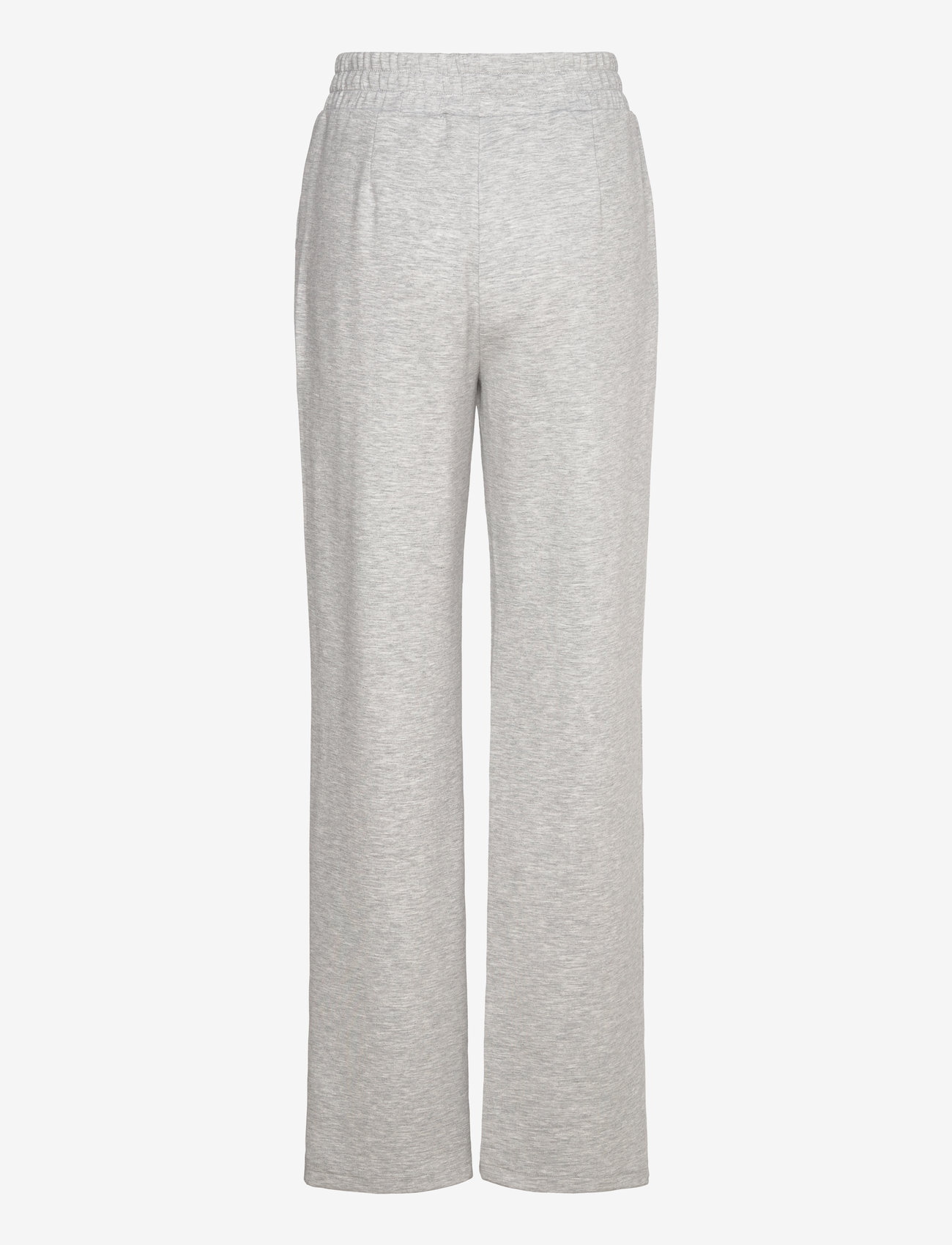 aim´n - Comfy Modal Wide Pants - casual trousers - light grey melange - 2