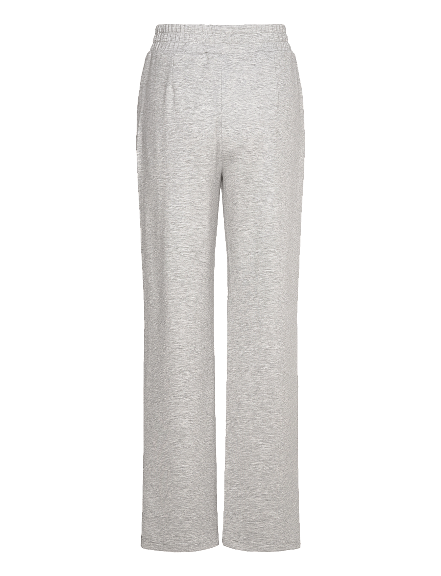 aim´n - Comfy Modal Wide Pants - casual - light grey melange - 2