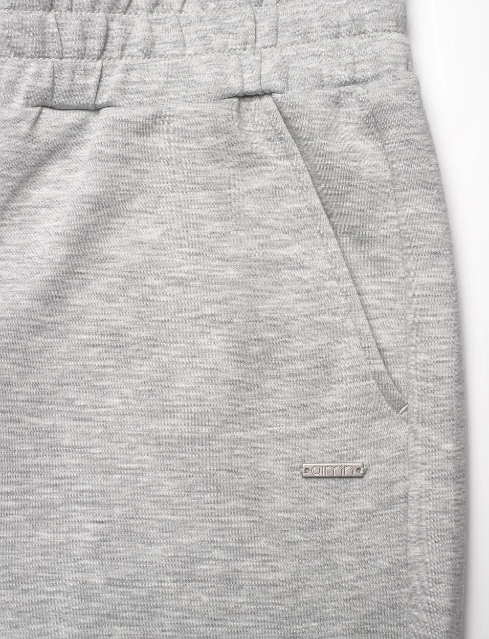 aim´n - Comfy Modal Wide Pants - casual - light grey melange - 5