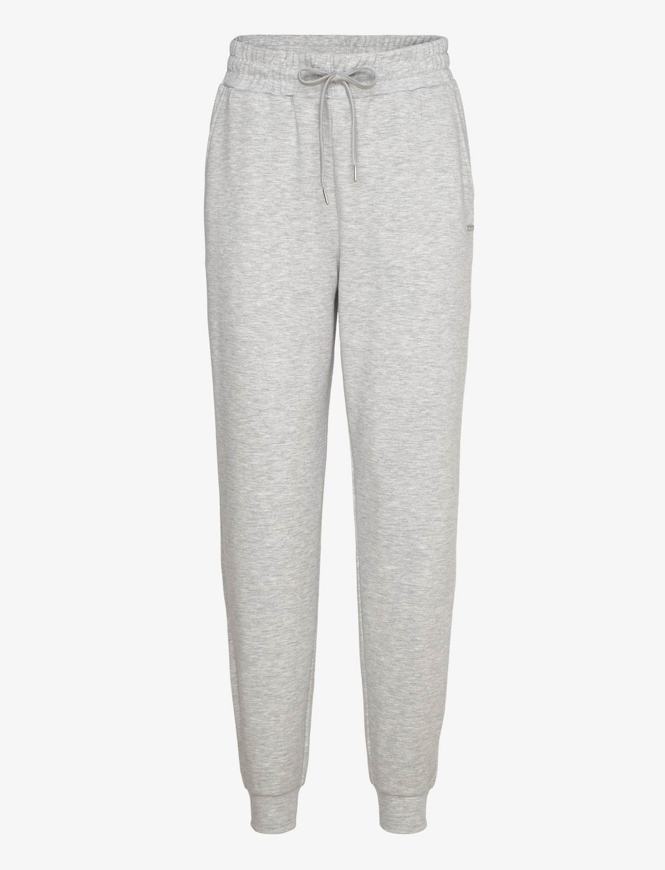 aim´n - Comfy Modal Pants - dressipüksid - light grey melange - 0