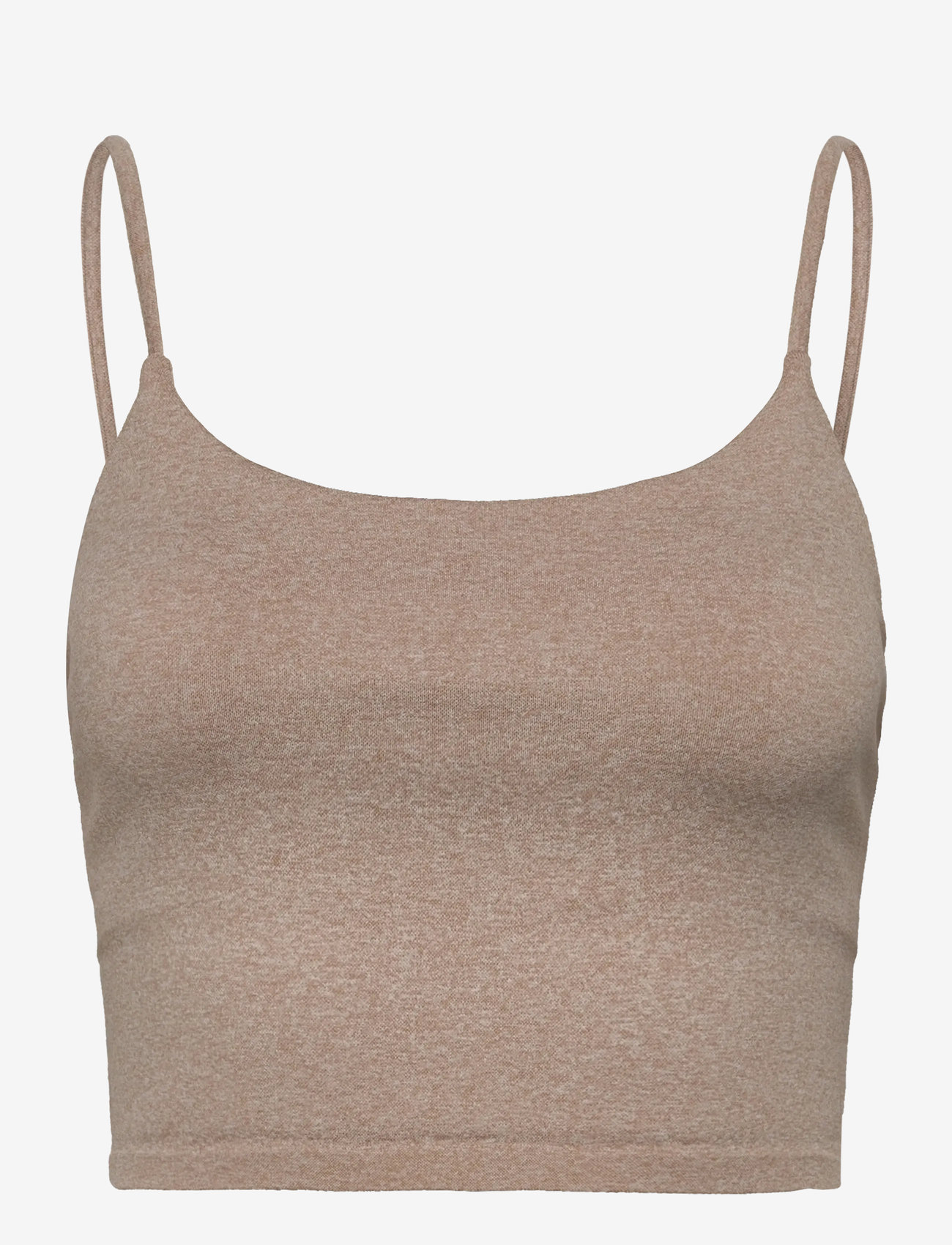 aim´n - Shape Seamless Strap Singlet - linnen - beige melange - 1