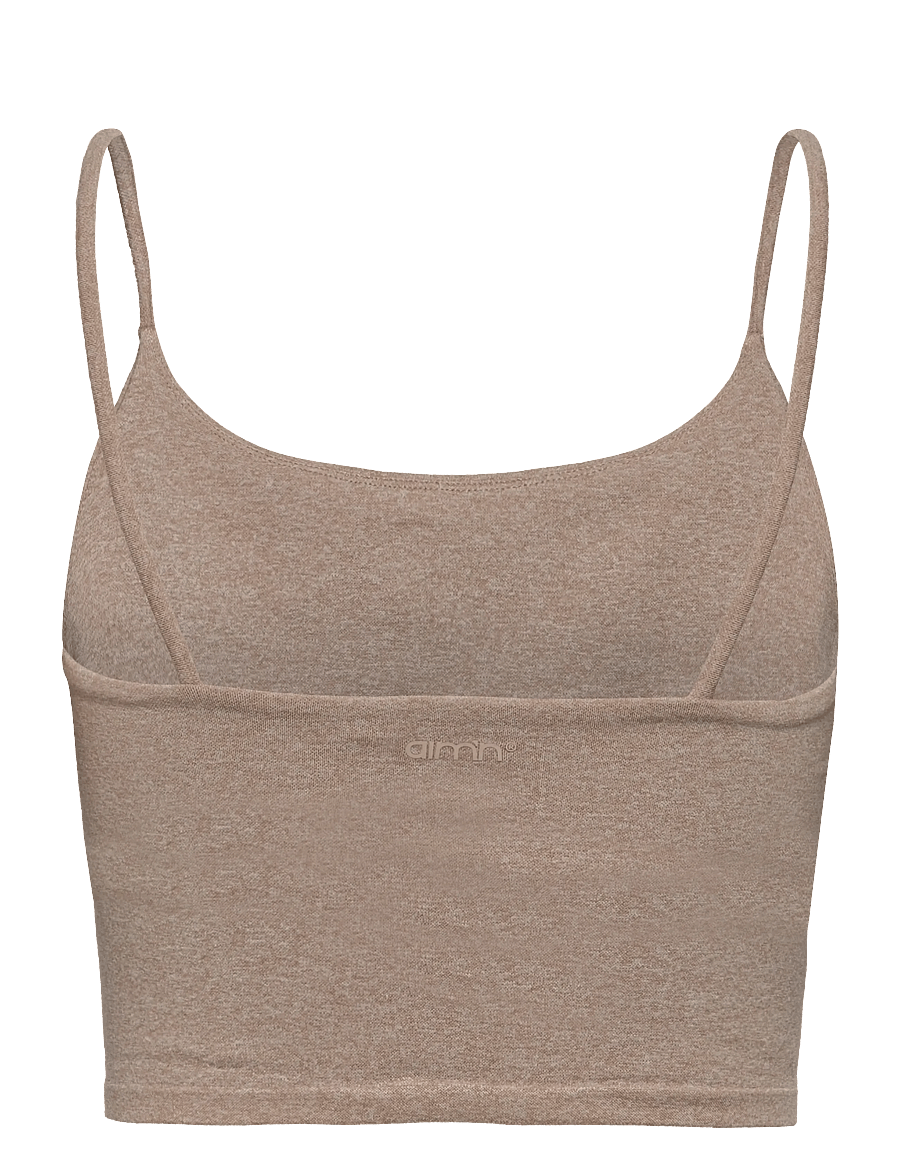aim´n - Shape Seamless Strap Singlet - Õlapaeltega pluusid - beige melange - 2
