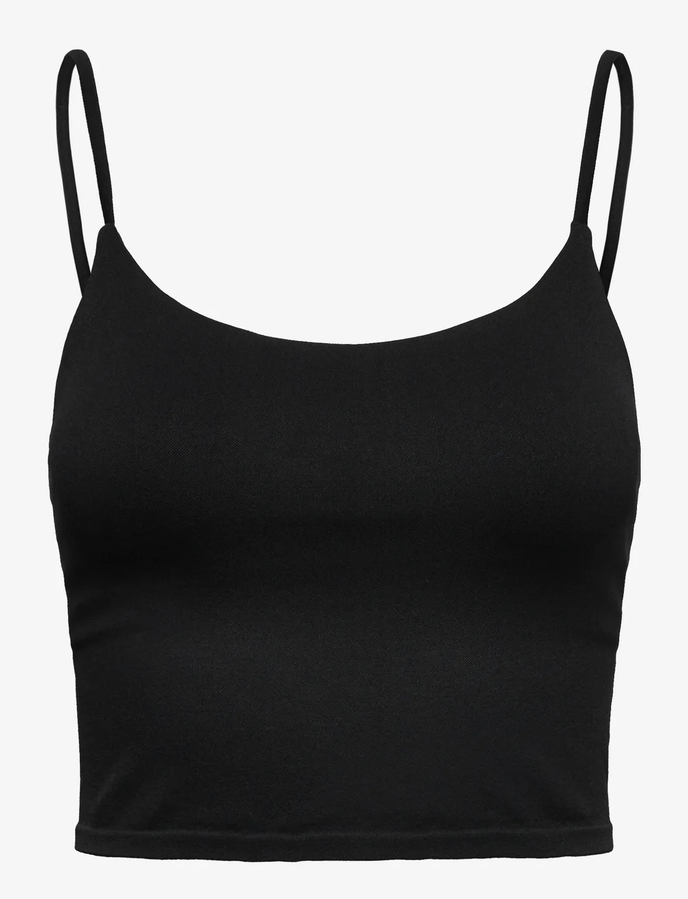 aim´n - Shape Seamless Strap Singlet - crop-tops - black - 1