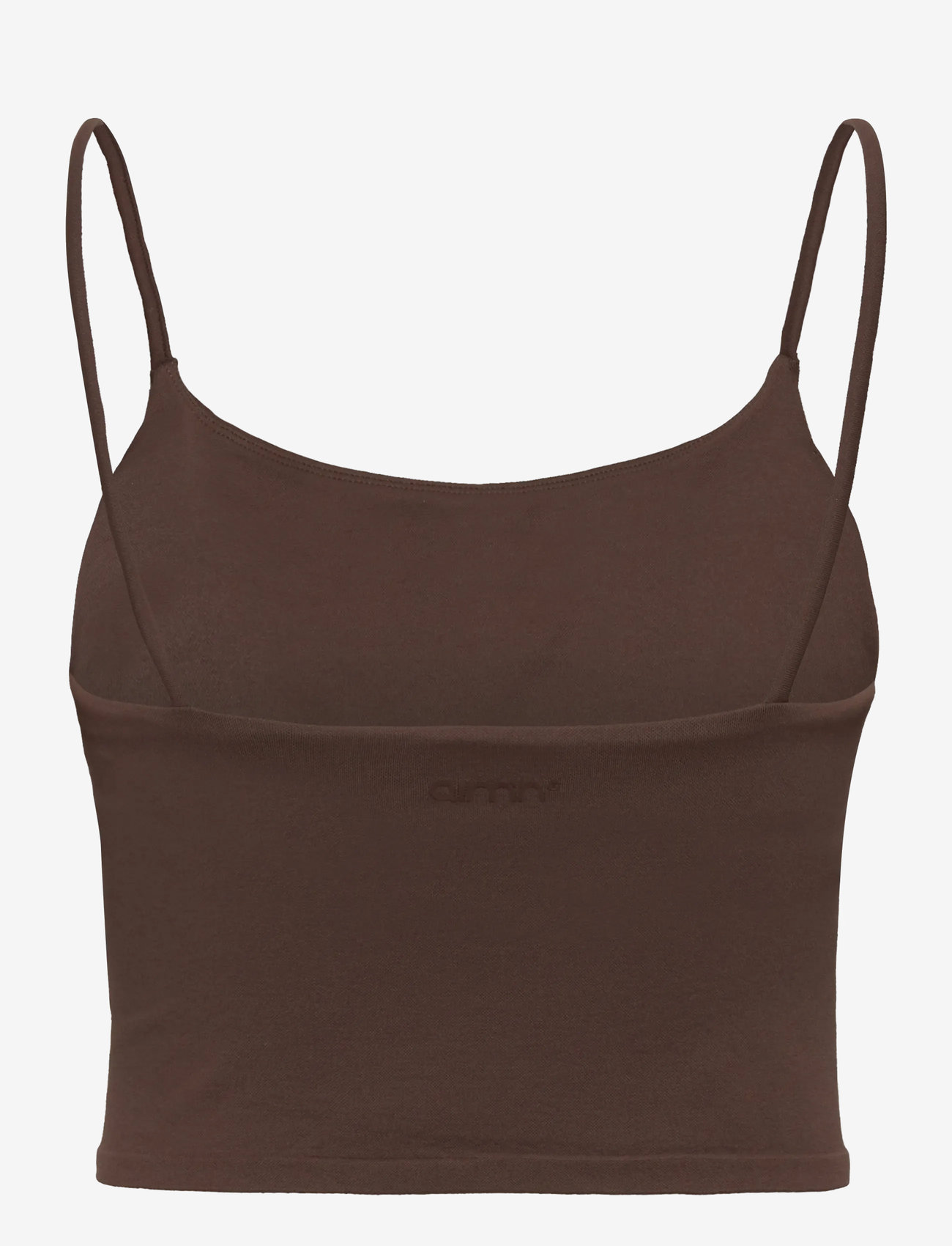 aim´n - Shape Seamless Strap Singlet - crop tops - macchiato - 2