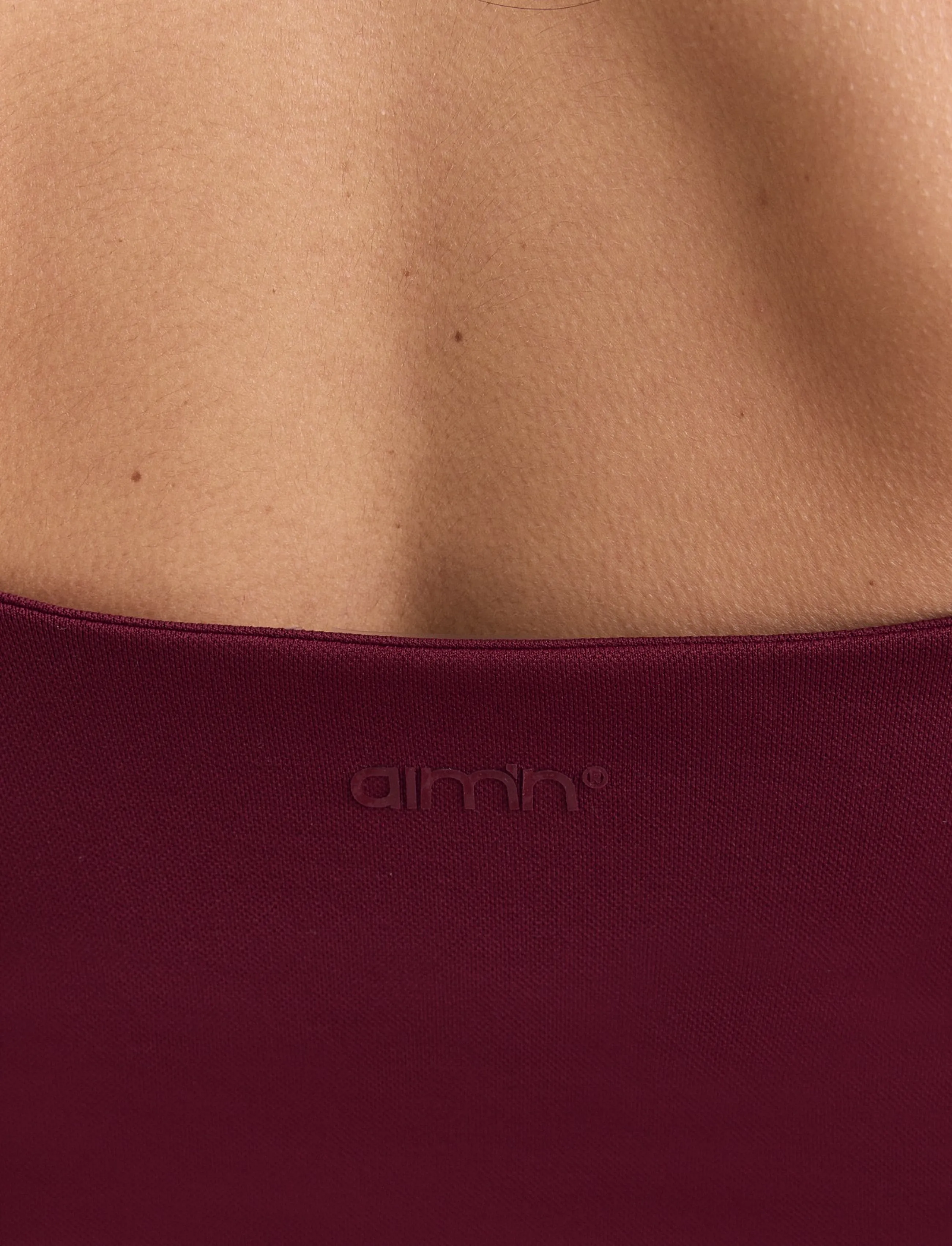 aim´n - Shape Seamless Strap Singlet - Õlapaeltega pluusid - merlot - 4