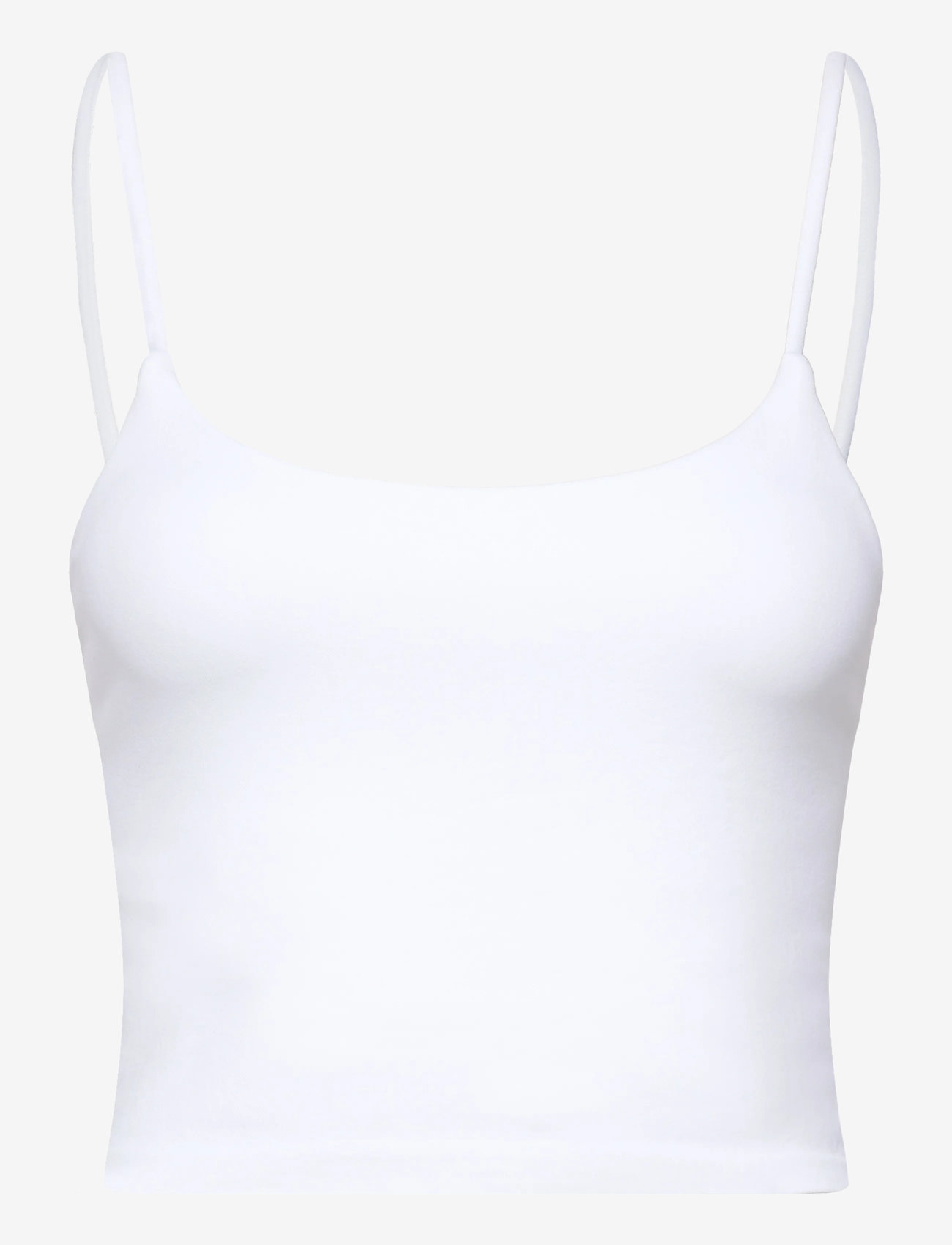aim´n - Shape Seamless Strap Singlet - crop tops - white - 1
