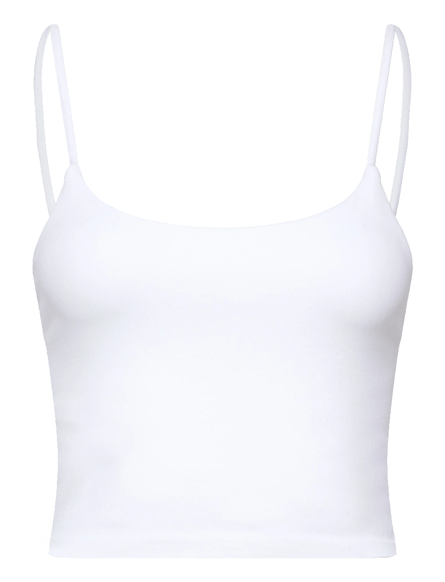 aim´n - Shape Seamless Strap Singlet - Õlapaeltega pluusid - white - 1
