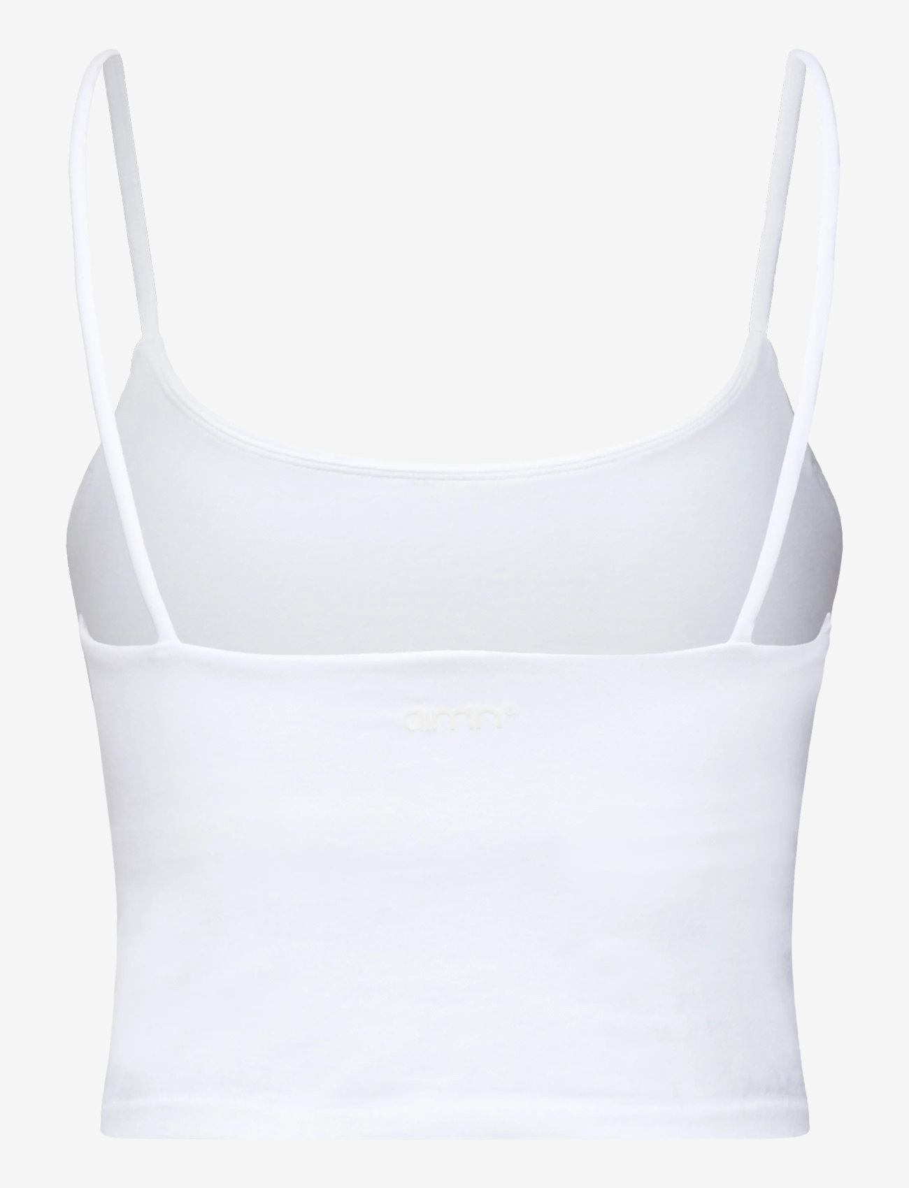 aim´n - Shape Seamless Strap Singlet - crop tops - white - 2