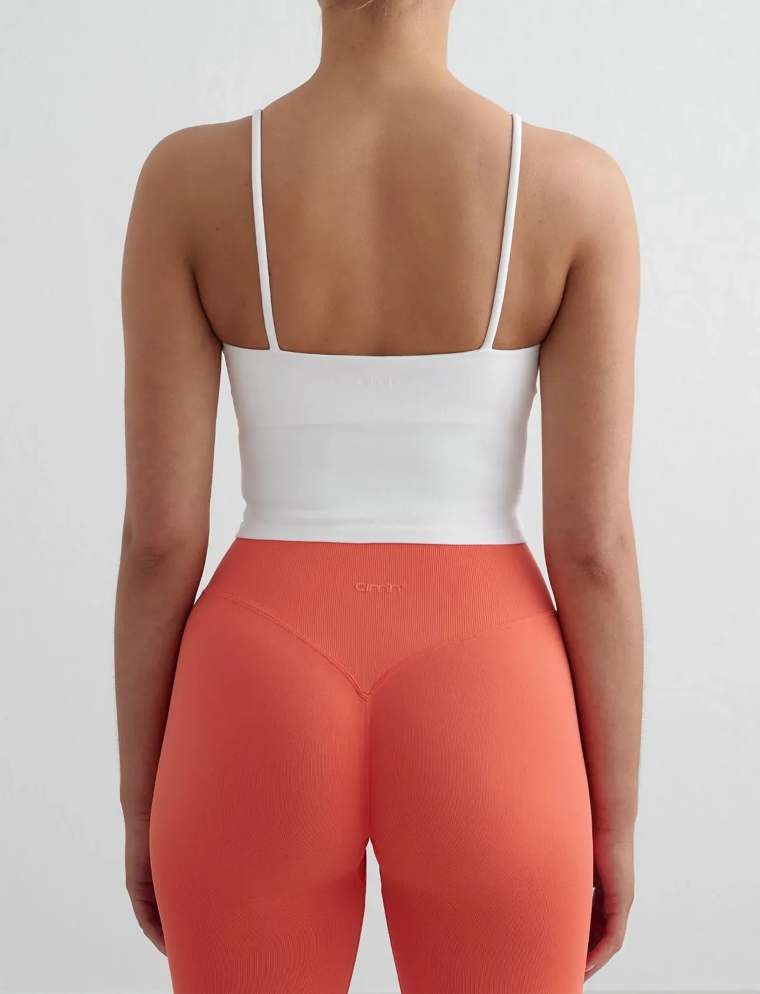 aim´n - Shape Seamless Strap Singlet - toppar & t-shirts - white - 3