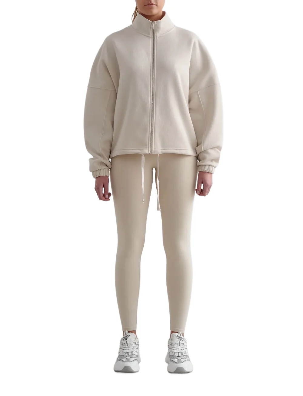 aim´n - Campus Sweat Zip Jacket - sporta džemperi - clay - 0