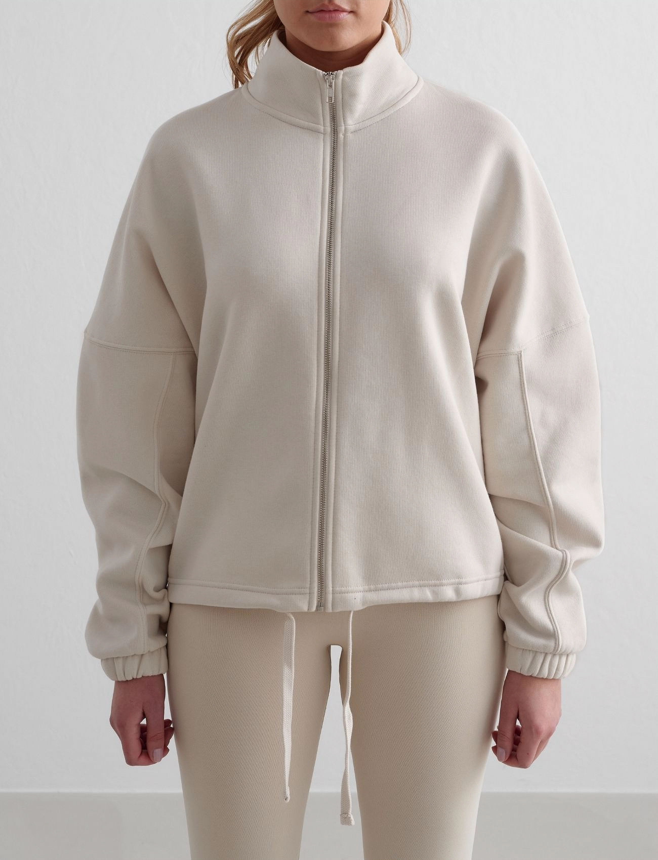 aim´n - Campus Sweat Zip Jacket - dressipluusid - clay - 4