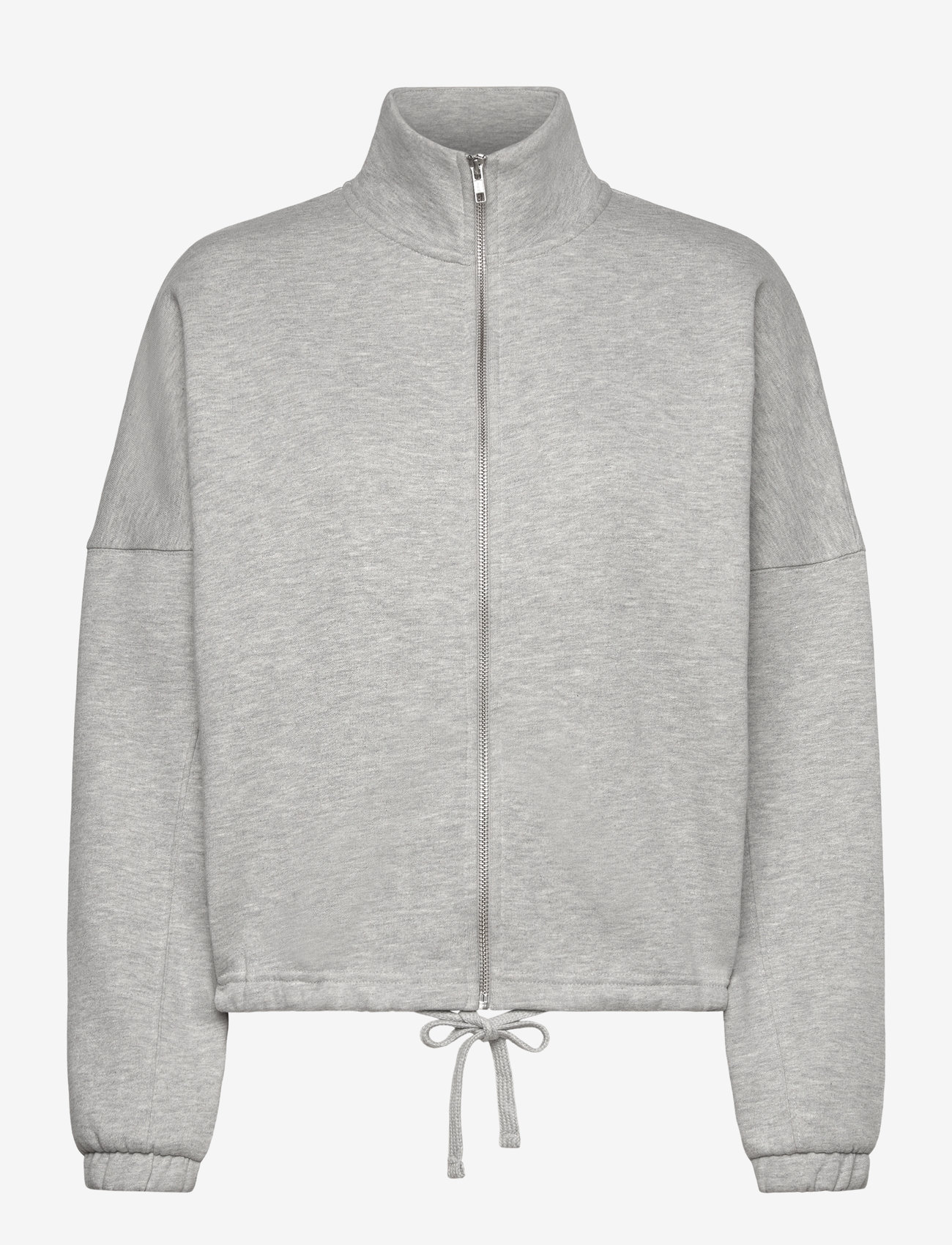 aim´n - Campus Sweat Zip Jacket - dressipluusid - grey melange - 1
