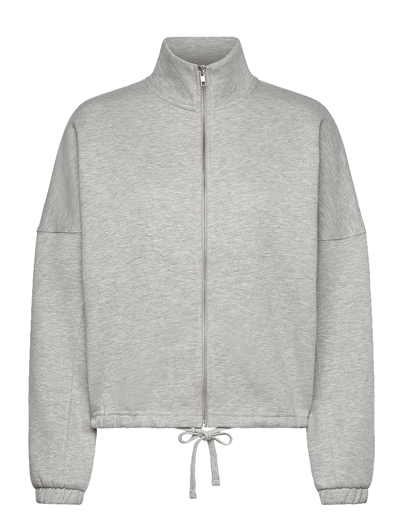 aim´n - Campus Sweat Zip Jacket - dressipluusid - grey melange - 1