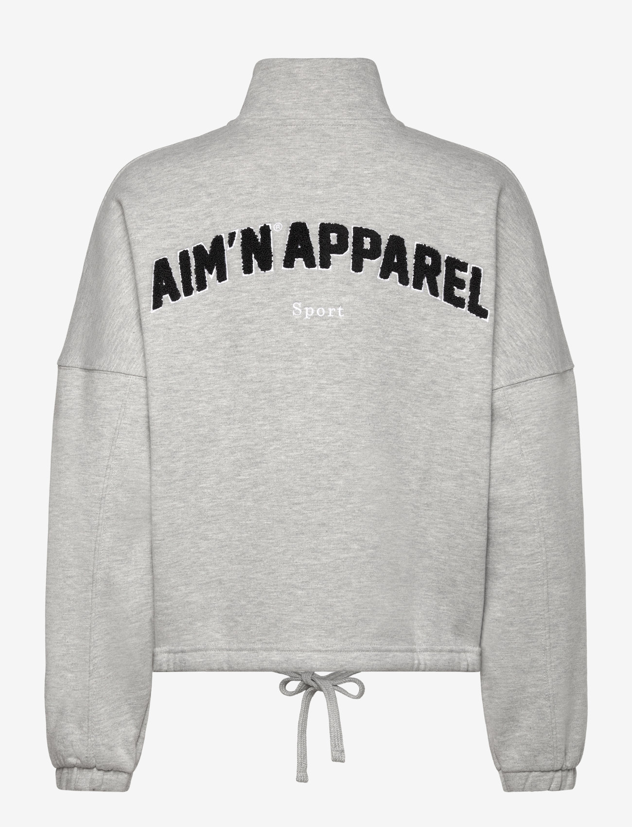 aim´n - Campus Sweat Zip Jacket - dressipluusid - grey melange - 2